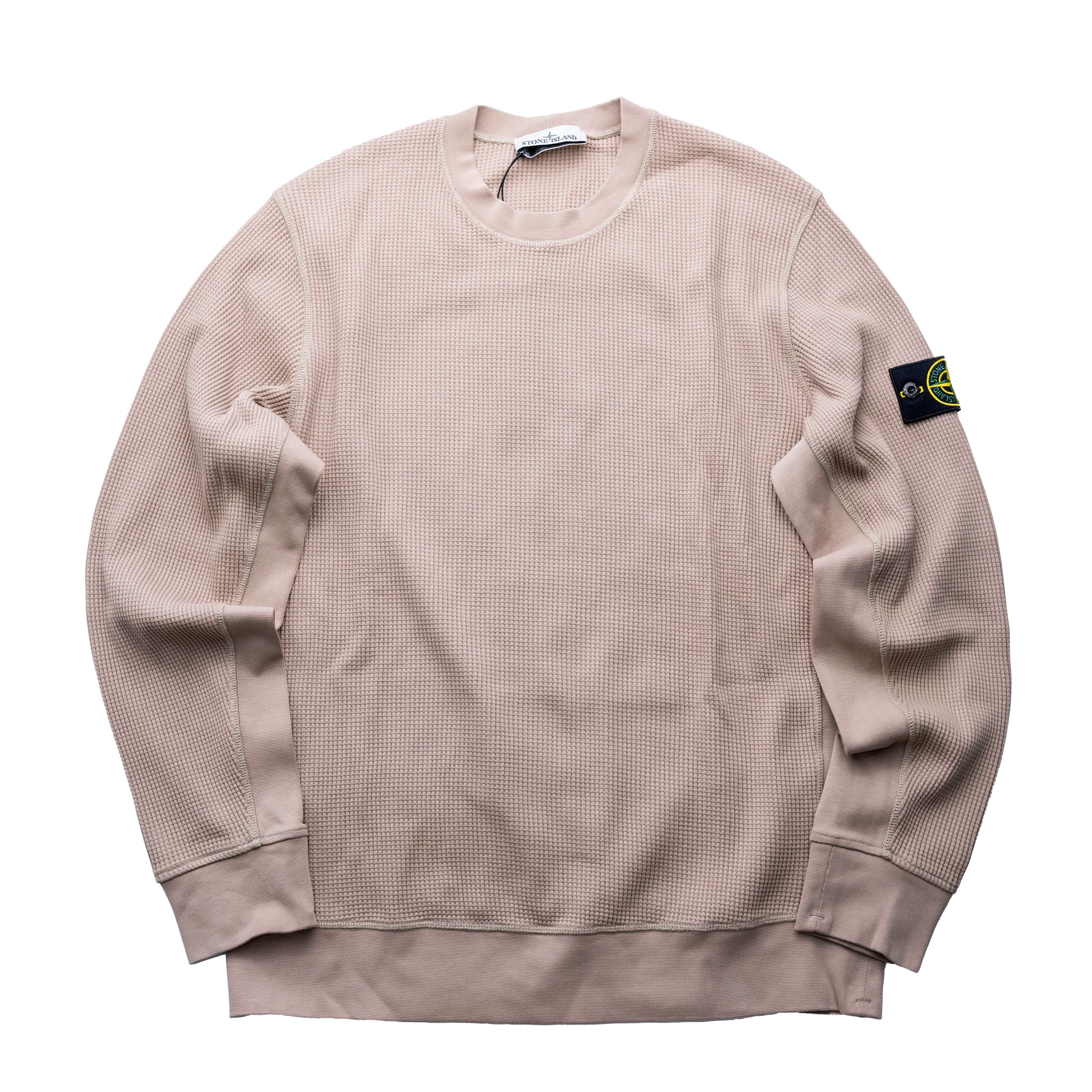 Stone Island 華夫格衛衣 沙色