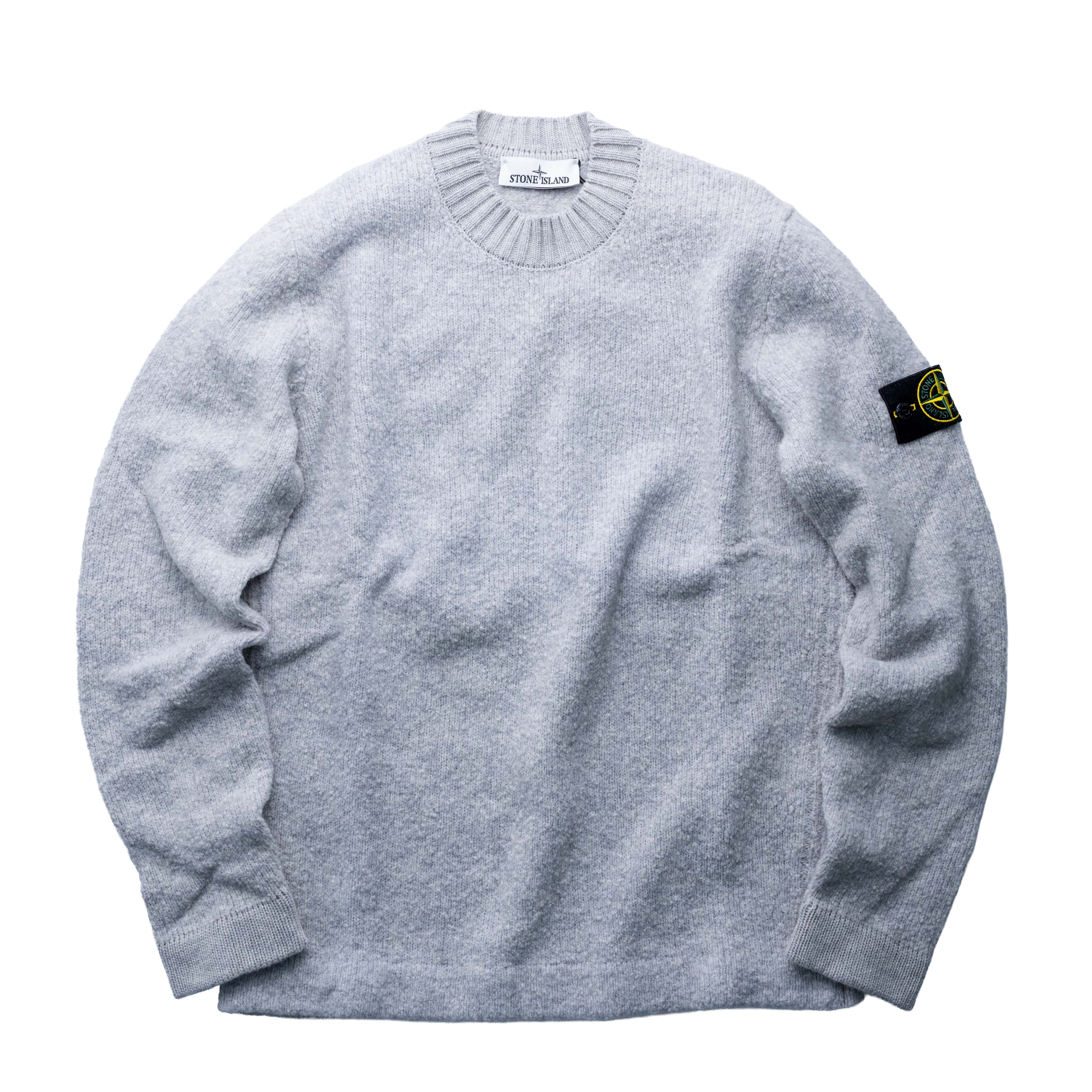 Stone Island Fancy Yarn 厚針織毛衣 灰