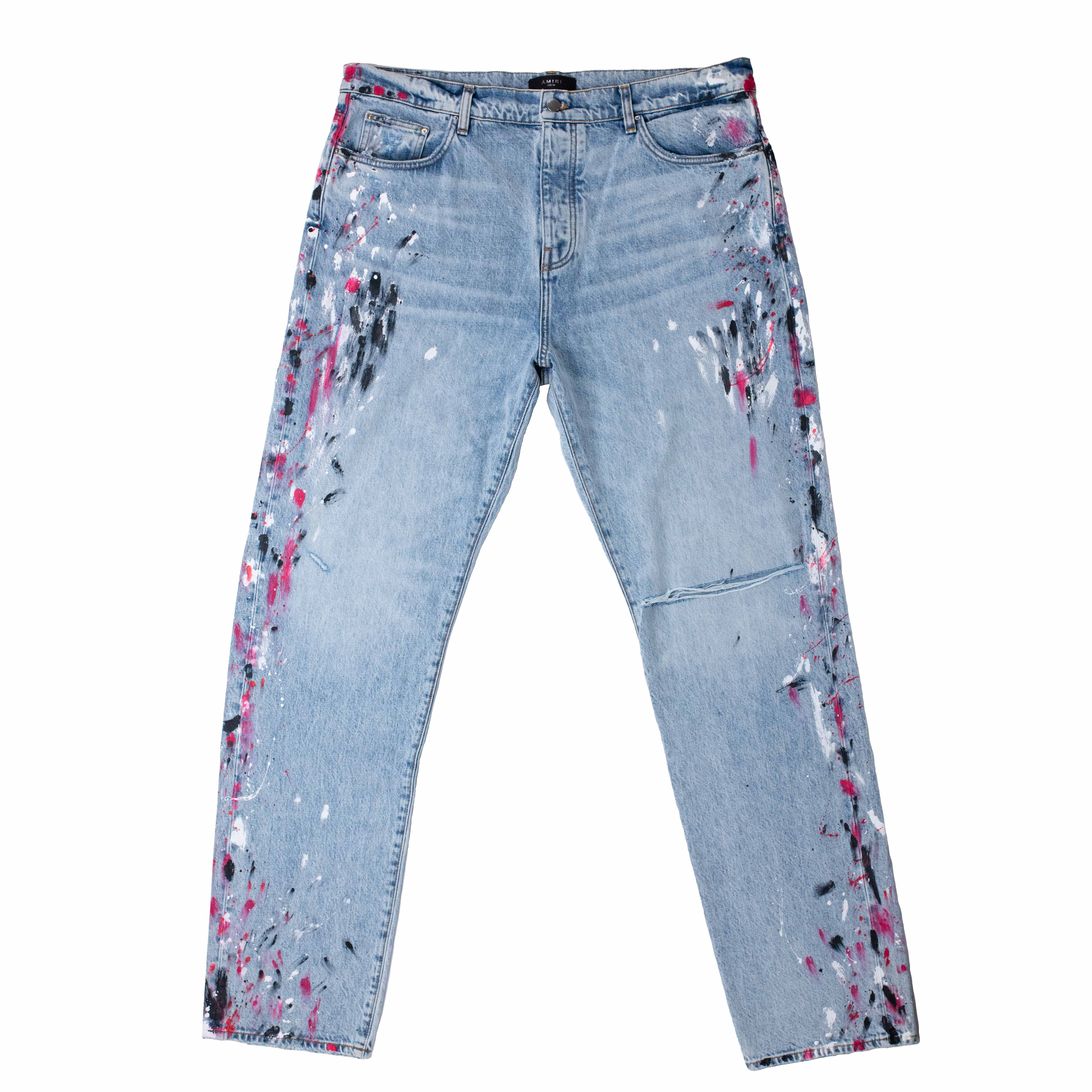 [ Amiri ] Painter jeans 潑墨牛仔褲