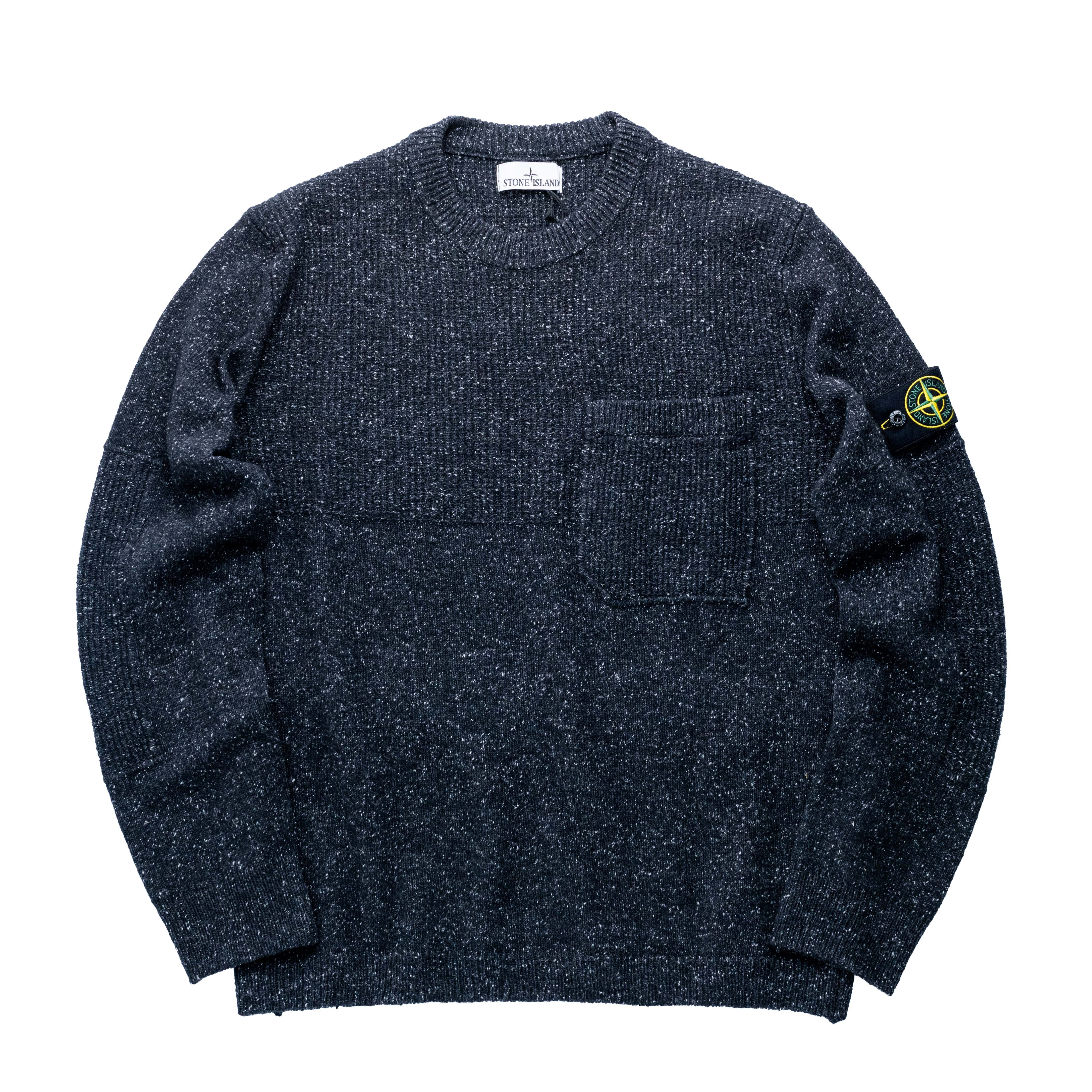 Stone Island RWS 厚針織衛衣 星空黑