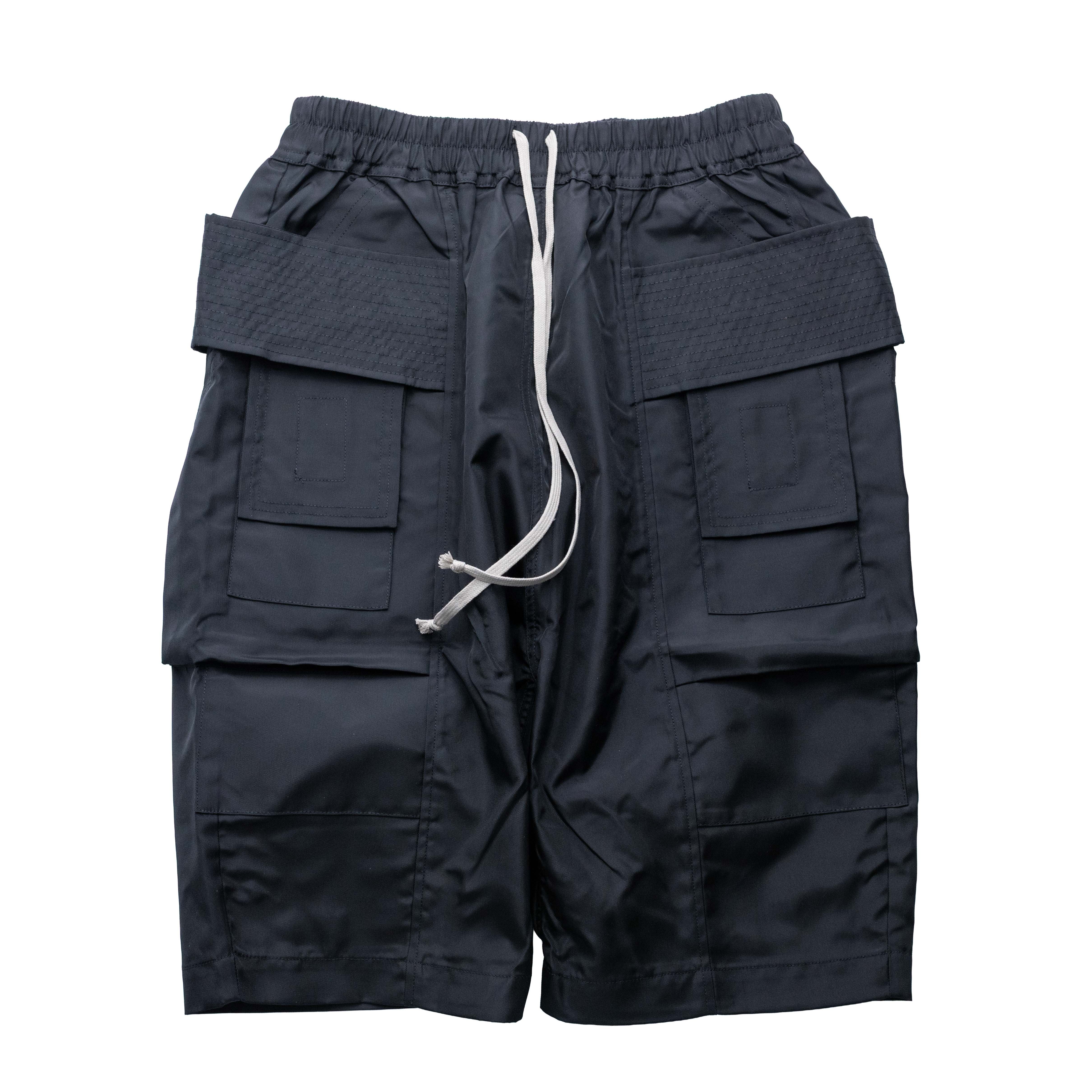 Rick Owens DRKSHDW CREATCH CARGO PODS 雙環短褲 黑