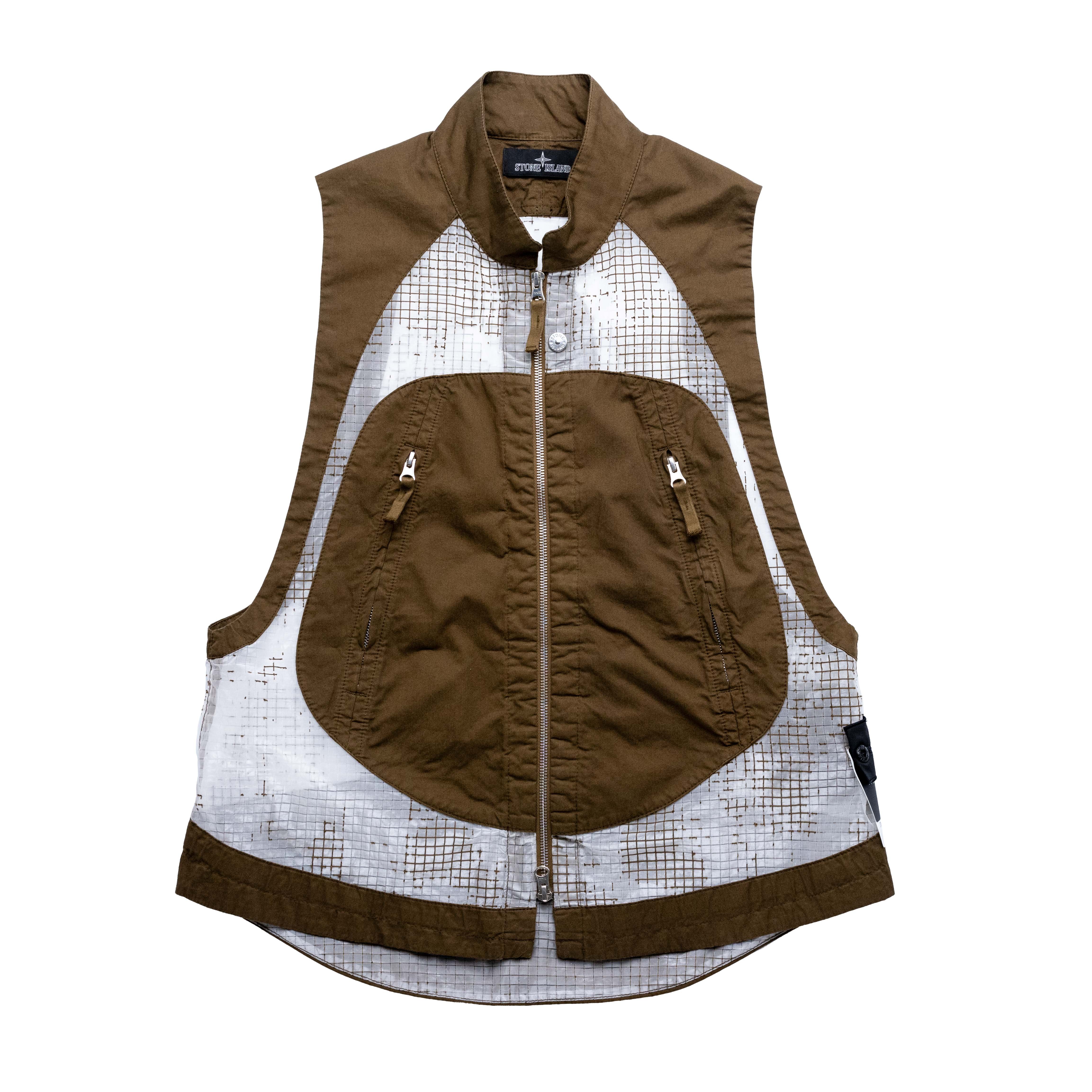 [ Stone Island Shadow Project ] Distorted ripstop organza-tc 咖啡色