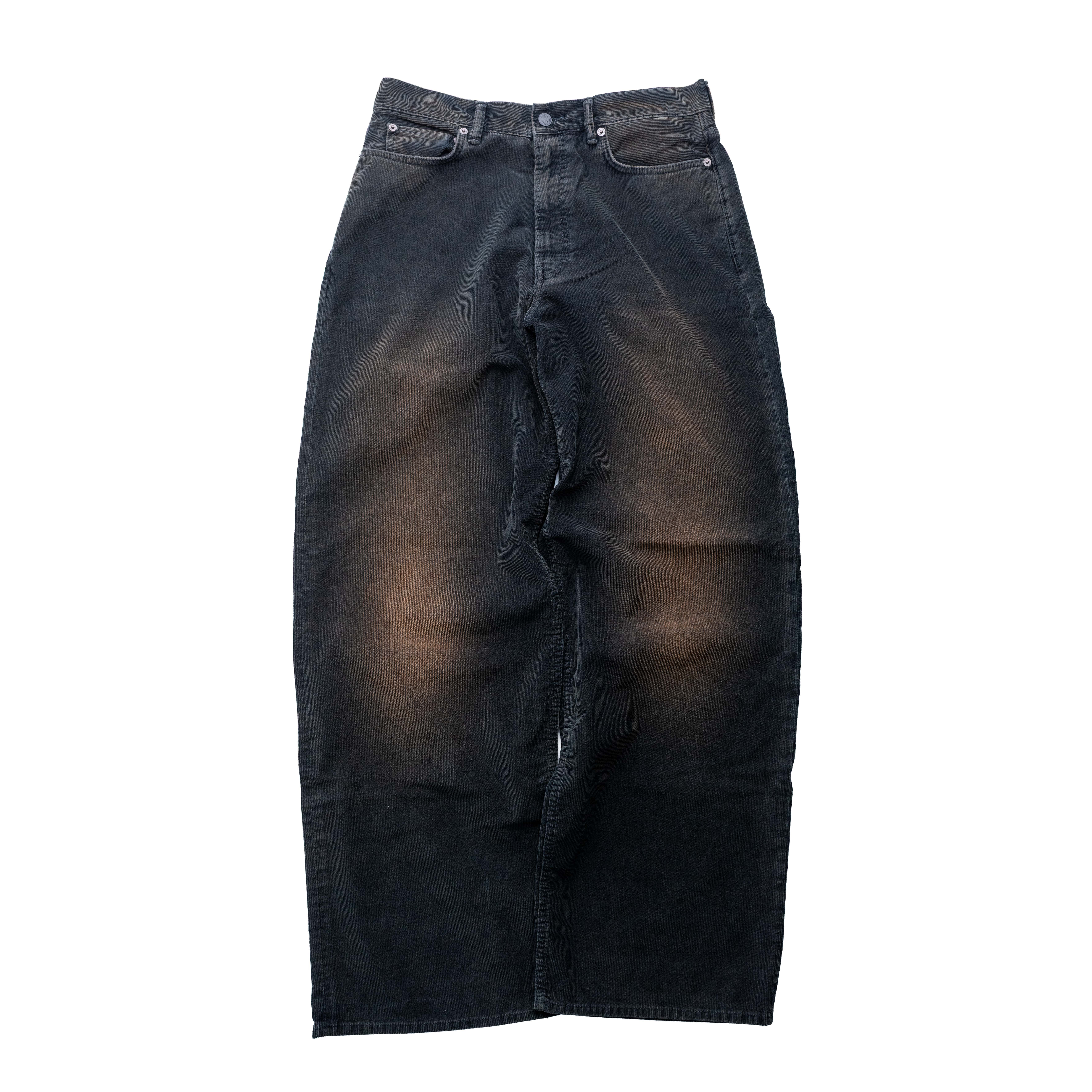 Acne Studios 1981U 燈芯絨染色長褲 黑