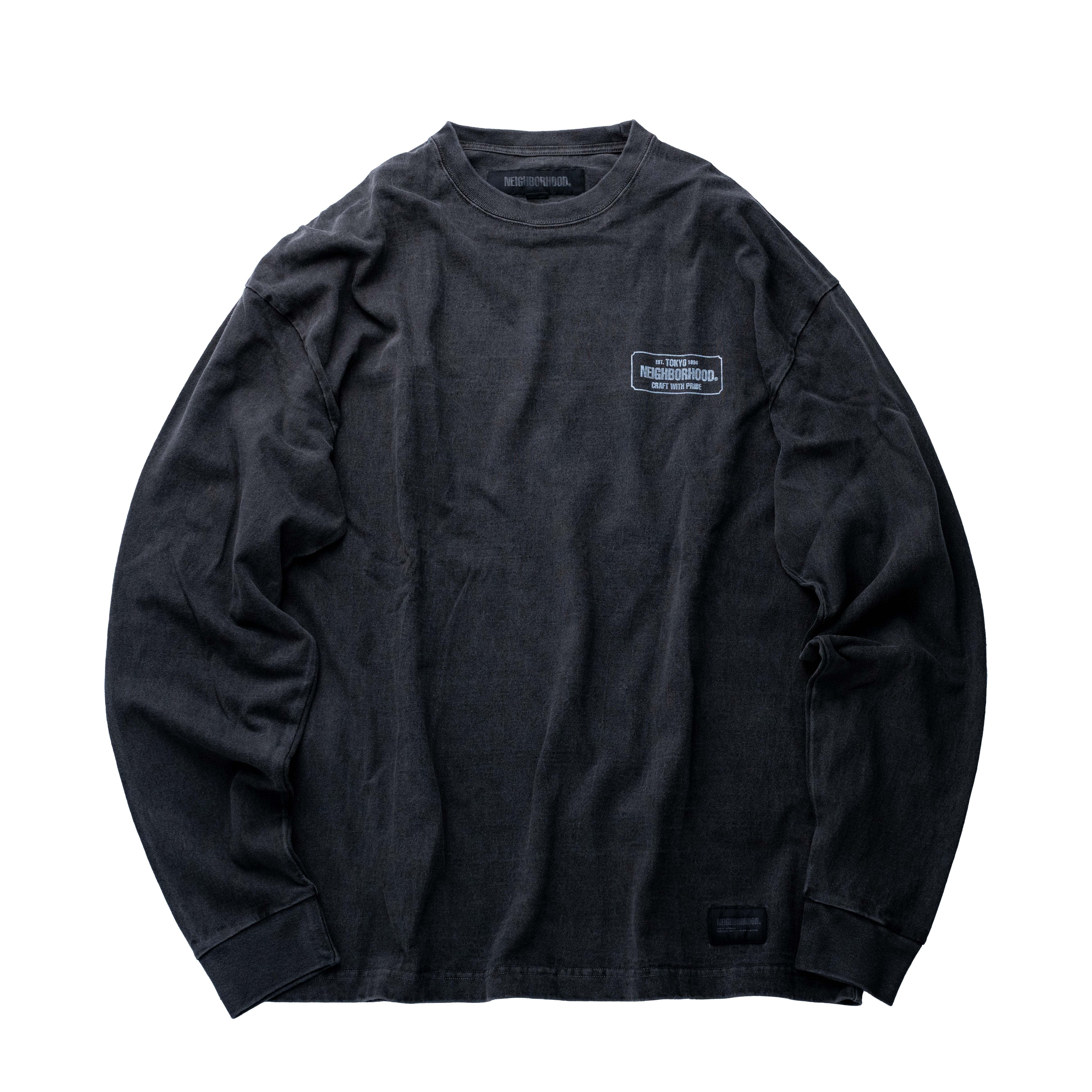 Neighborhood Pigment Dyed Crew Neck 長袖