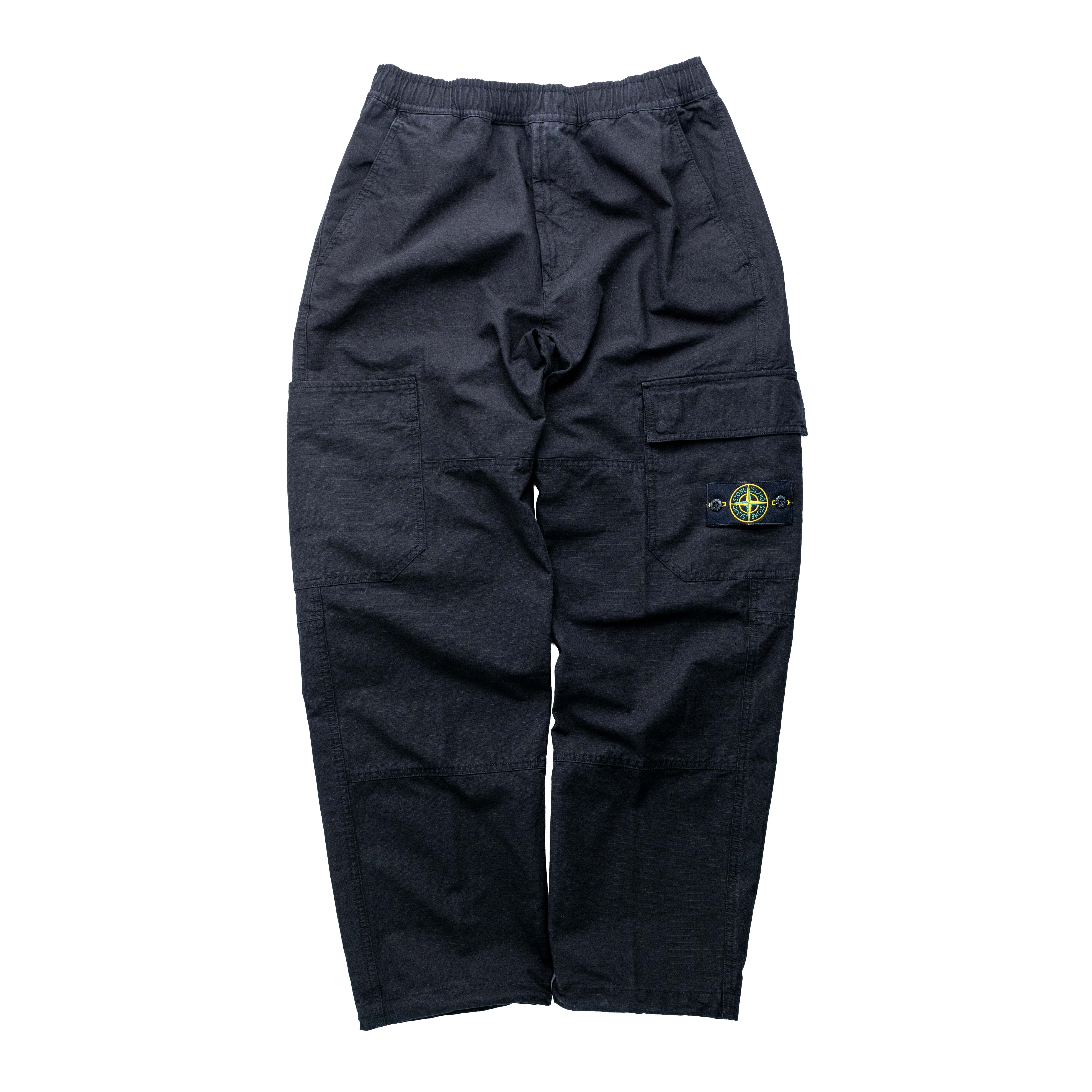 Stone Island 放鬆版型抗撕裂工作褲 黑