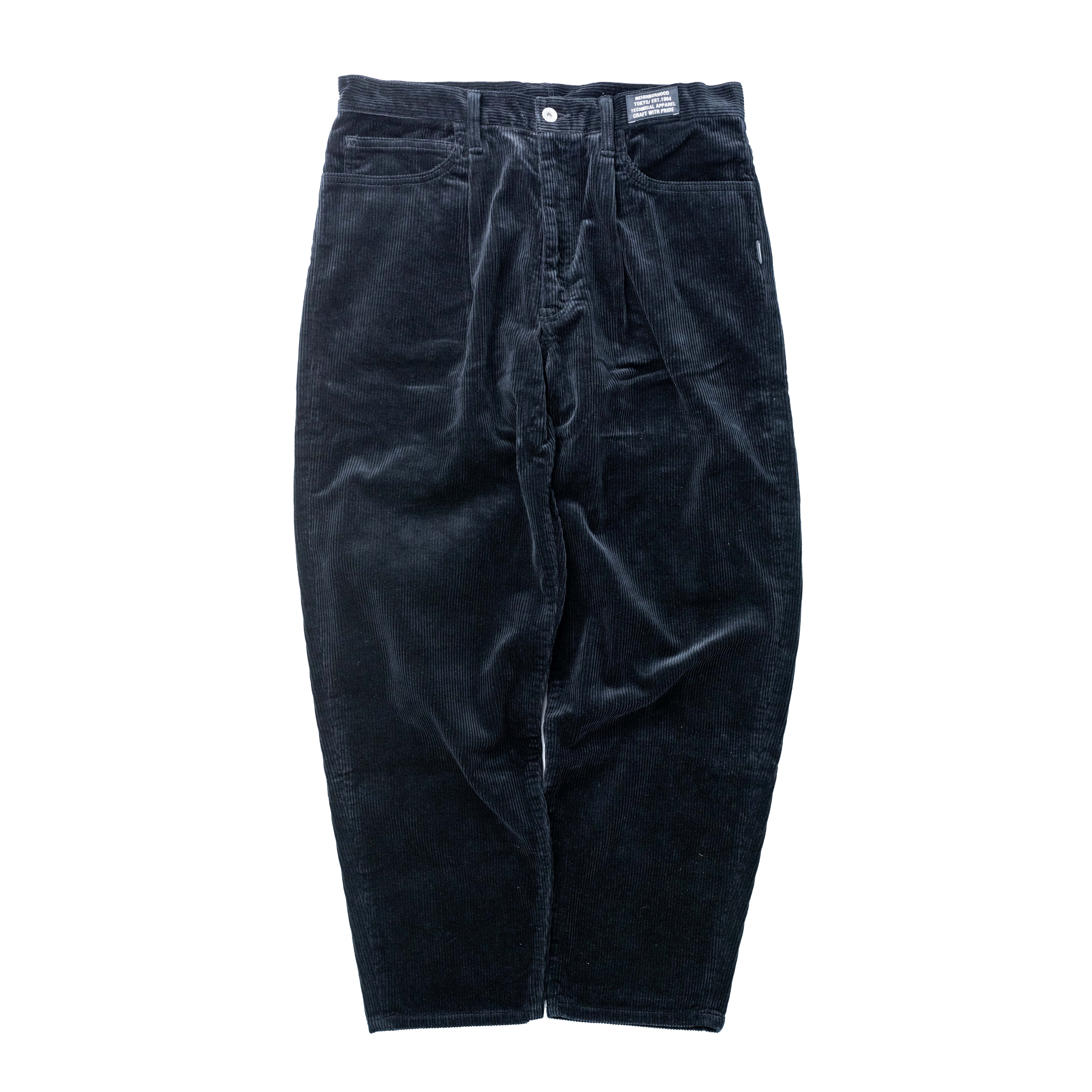 Neiborhood 燈芯絨長褲 黑