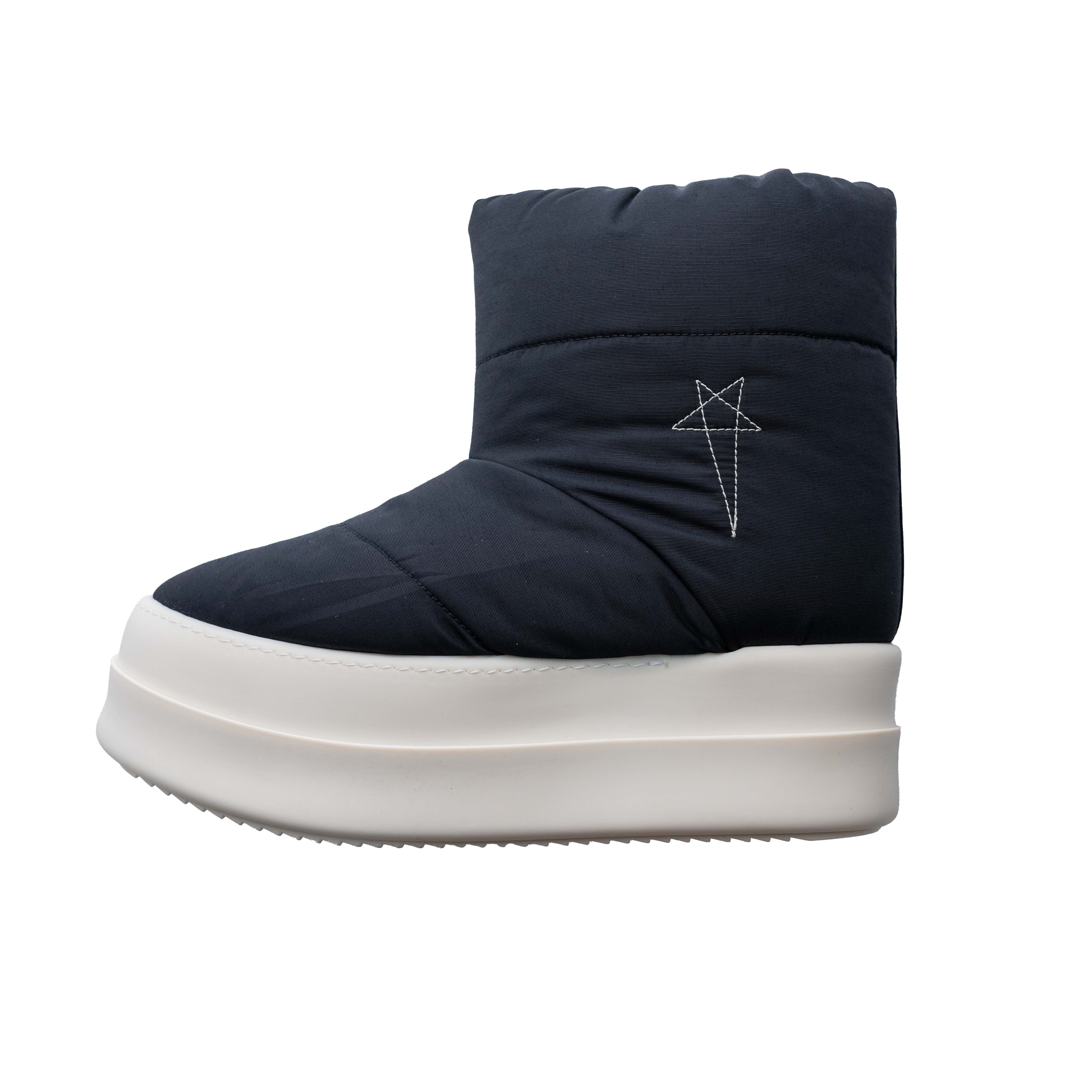 Rick Owens DRKSHDW Mega Bumper Lunar biker boots 副線五芒星高筒靴 黑