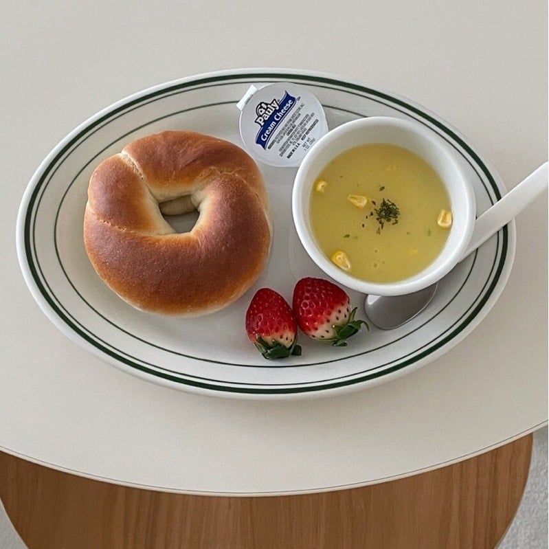 Tuxton Green bay oval platter 橢圓盤