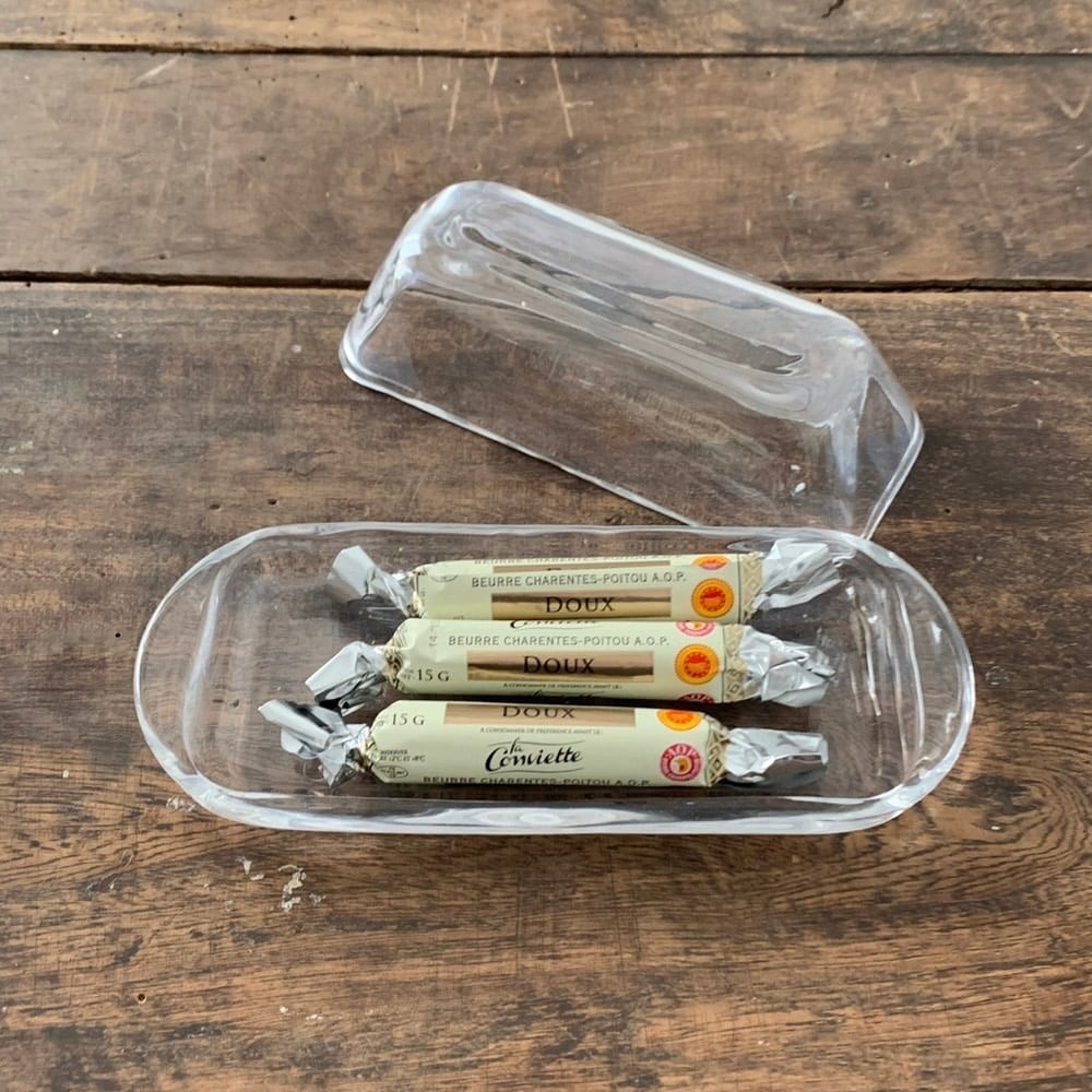 Tablecraft玻璃奶油儲存盒