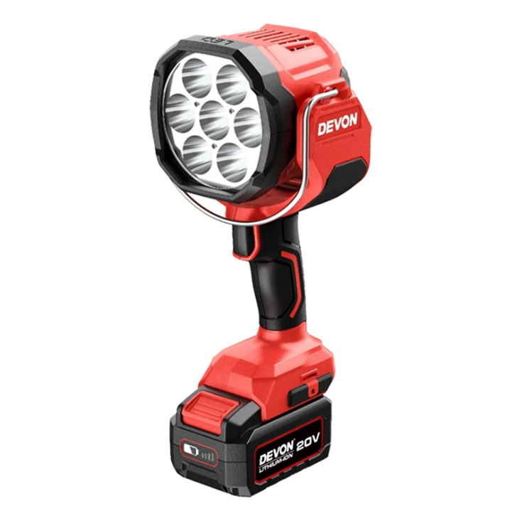 【大有DEVON】20V鋰電聚光燈|5535
