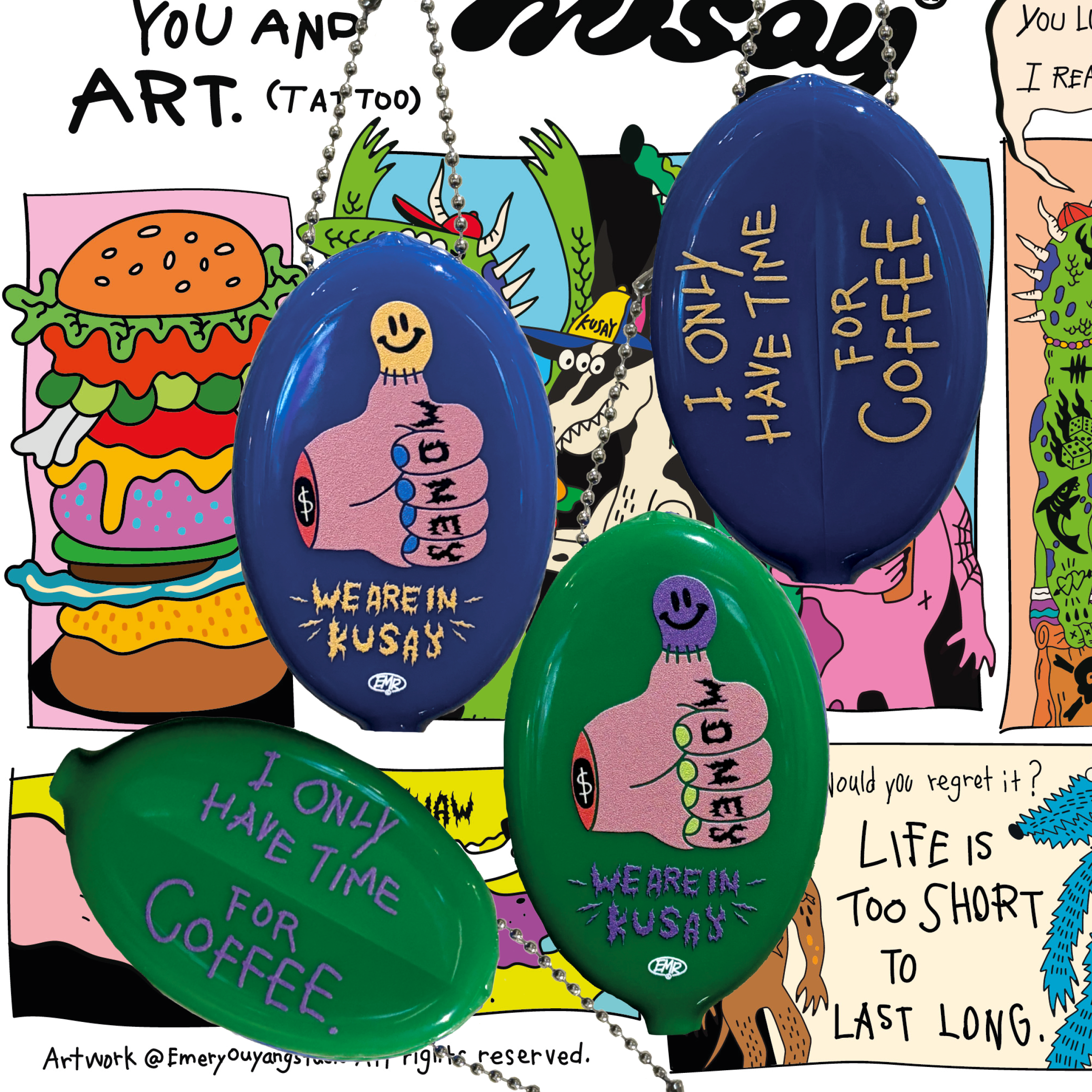 MONEY SO GOOD收好零錢鑰匙扣