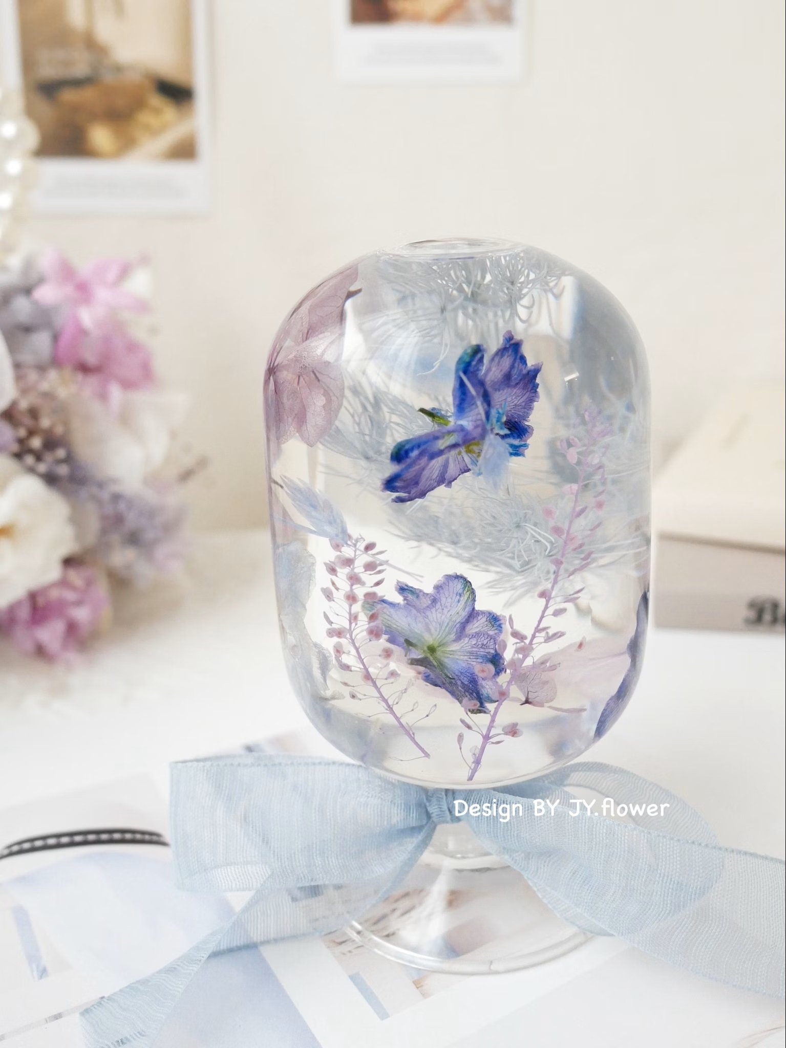 浮游花水晶球夜燈【幻境】