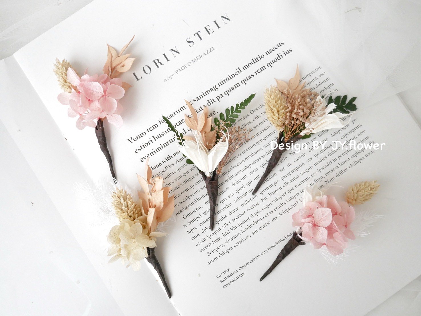 永生花髮插【美好情懷】