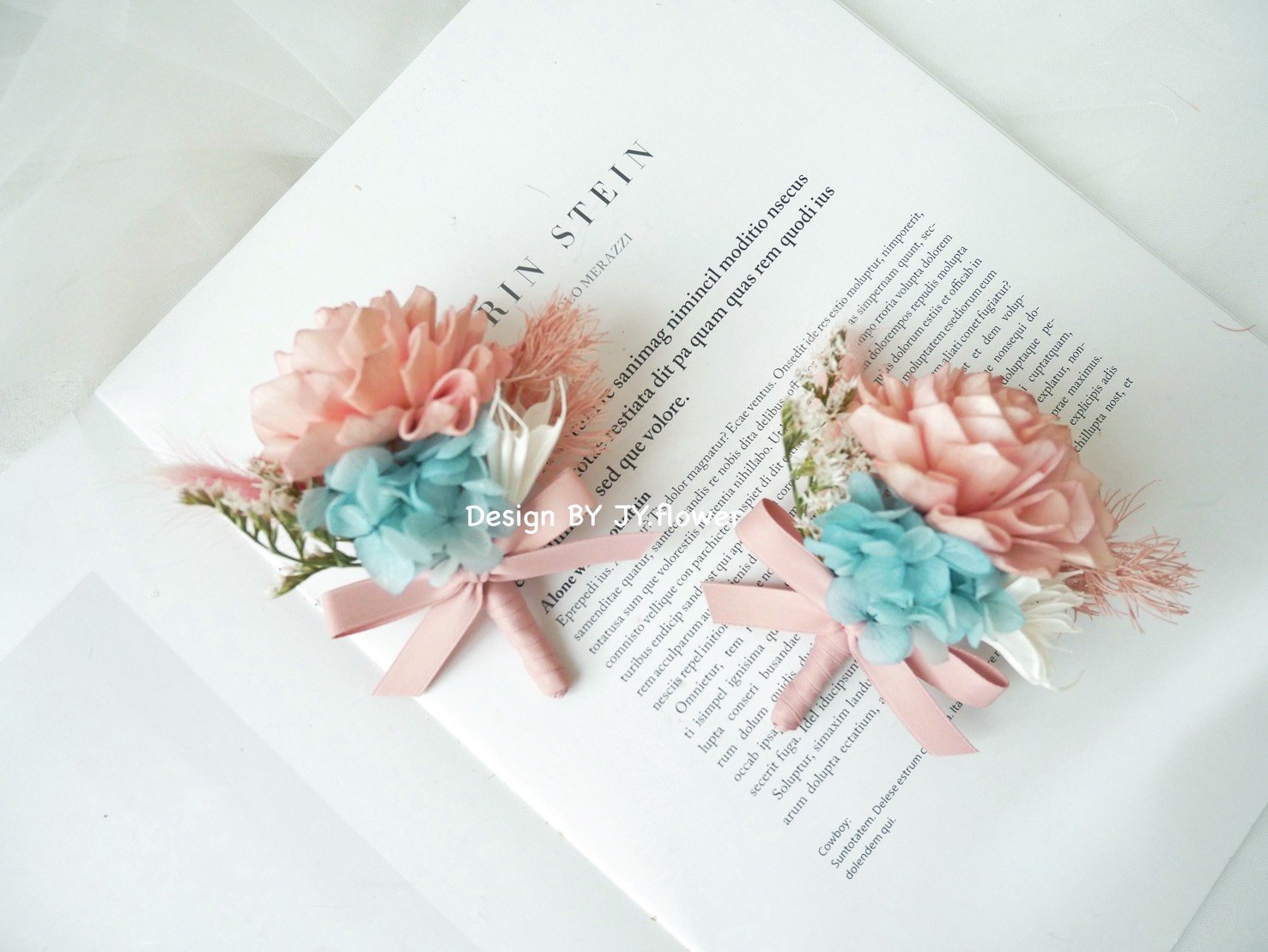 索拉乾燥花胸花【柔光森林】