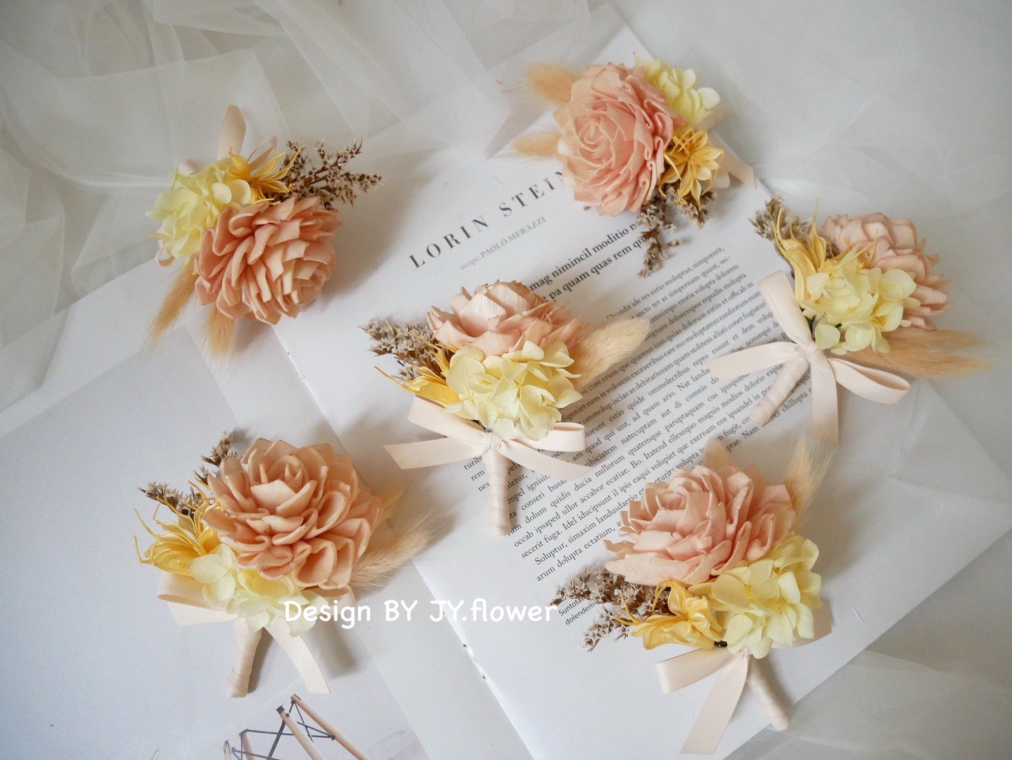 索拉乾燥花胸花【暖和時光】