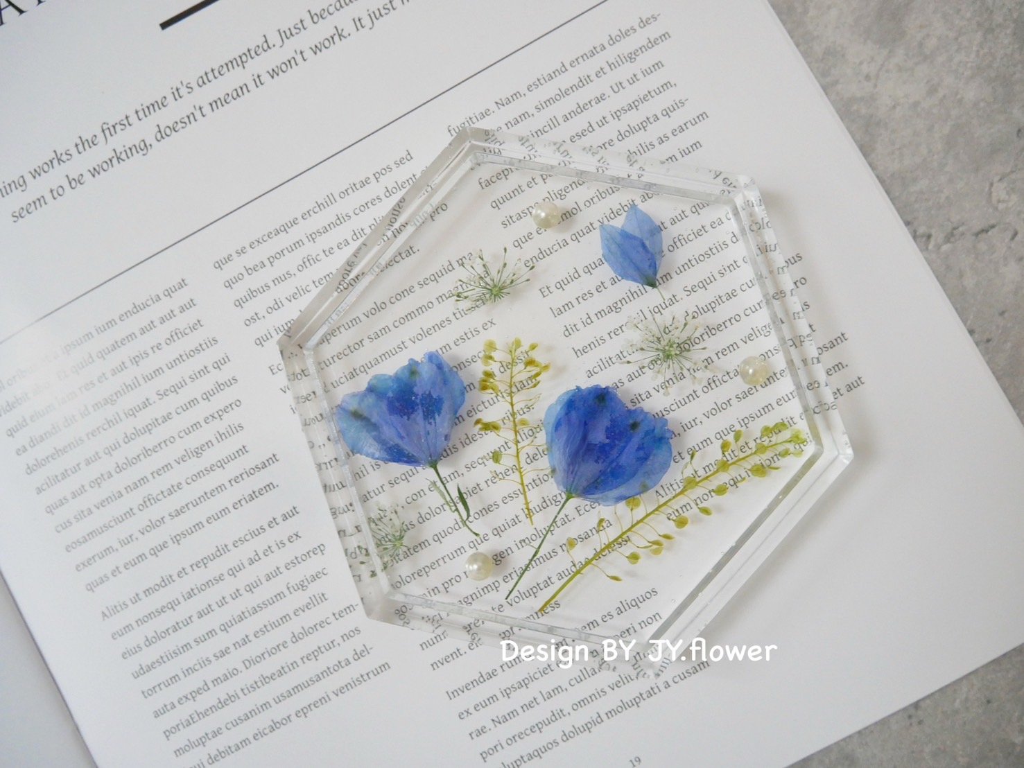 乾燥花盤/冷水杯墊/飾品托盤【秘境】