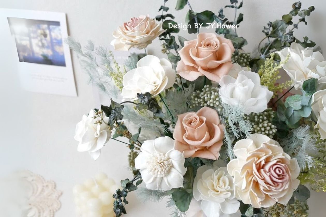 新娘捧花一定要鮮花嗎？永生花捧花成為新寵的原因