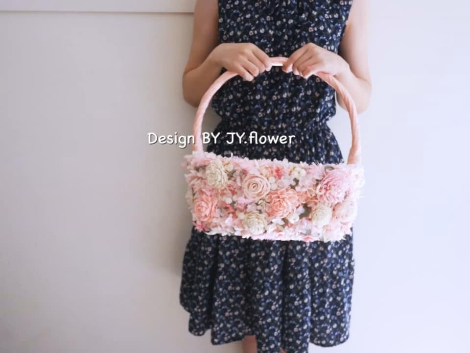 乾燥花喜糖籃【花漾秘境】