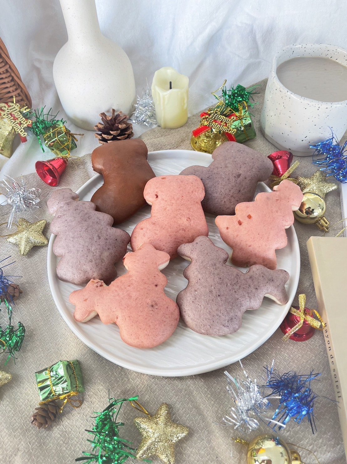 聖誕節限定造型饅頭