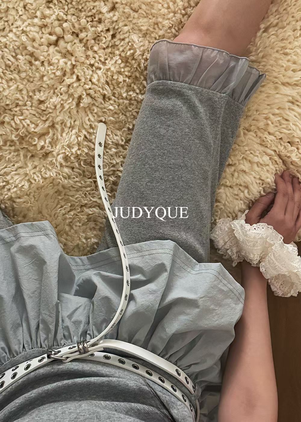 荷葉邊卡里褲