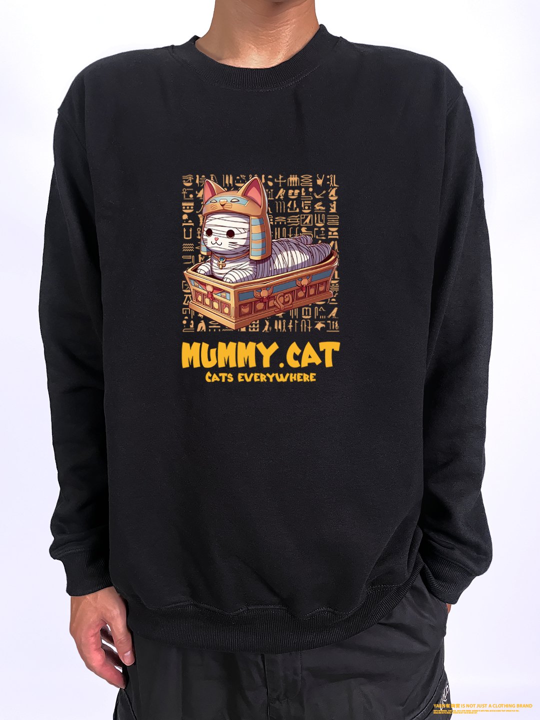 (大學T)貓木乃伊 yarn有夠寶