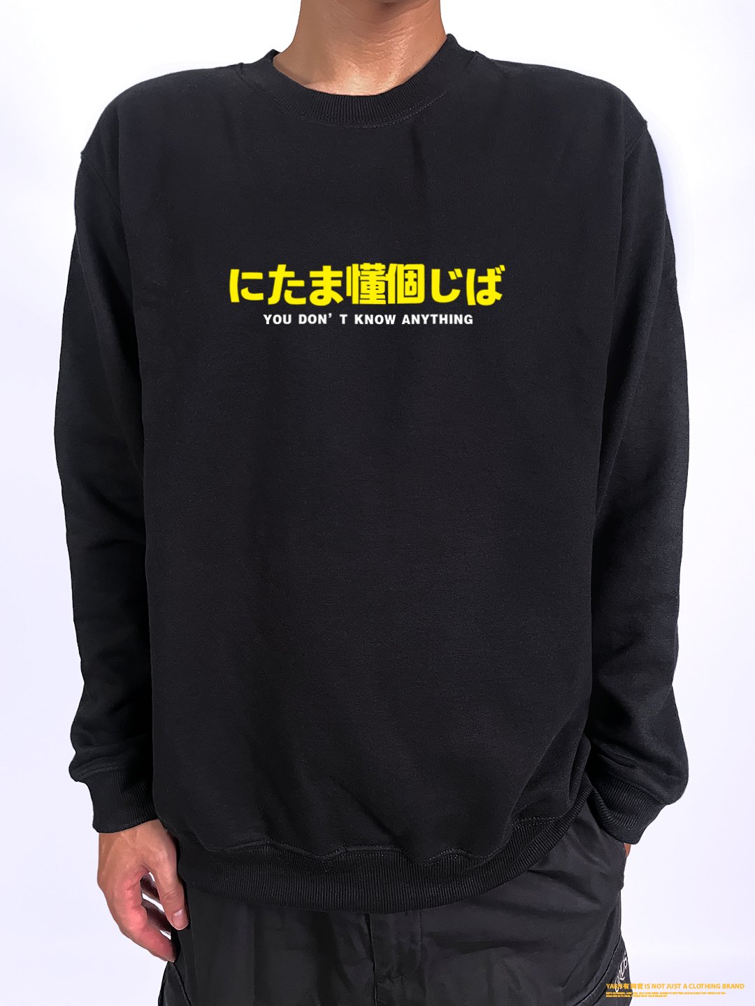 (大學T)(偽日文)你他媽懂個雞巴 yarn有夠寶