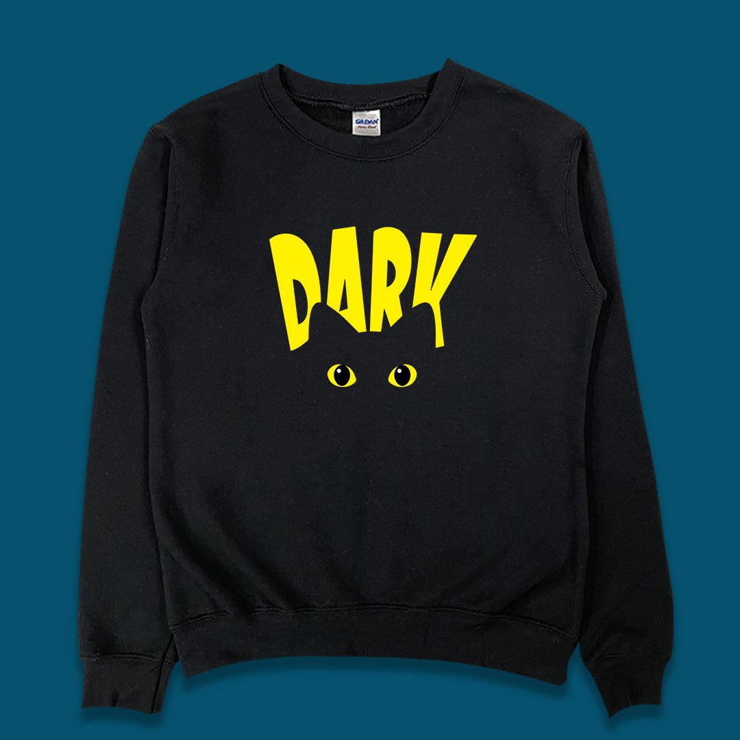 (大學T)DARK貓 yarn有夠寶