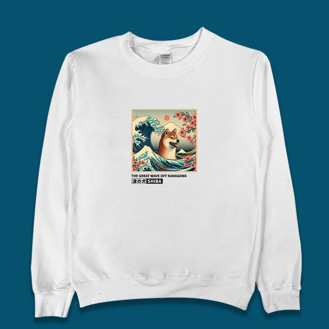 (大學T)浮世繪柴犬 yarn有夠寶