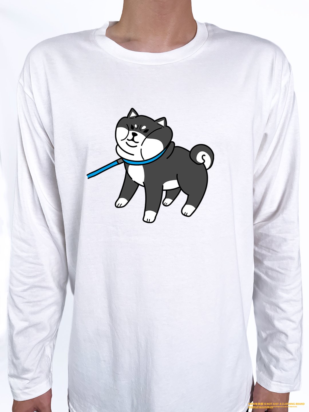 (長T)柴不走 yarn有夠寶(黑柴款)