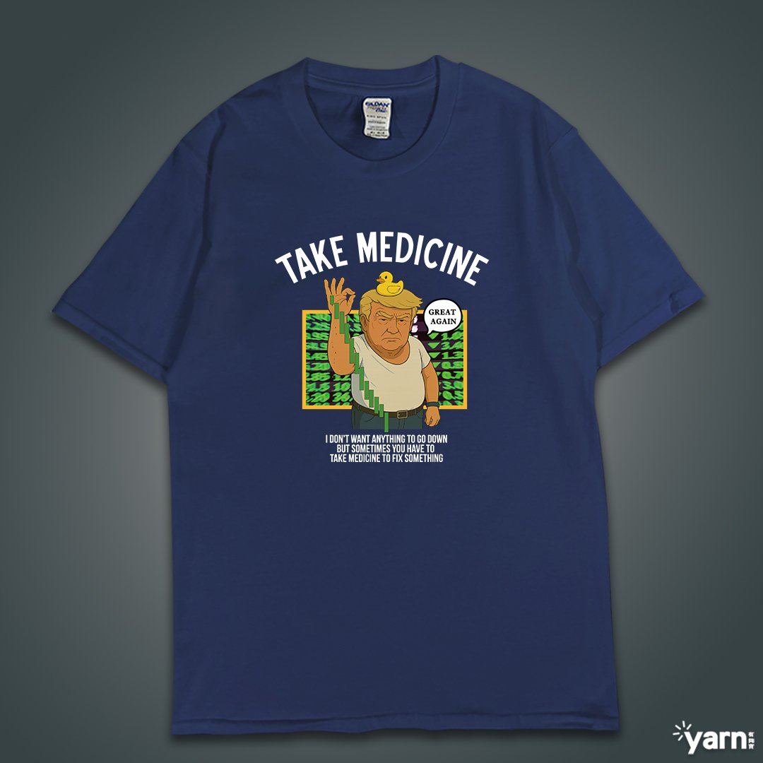 (短T)吃藥的貿易戰 yarn有夠寶