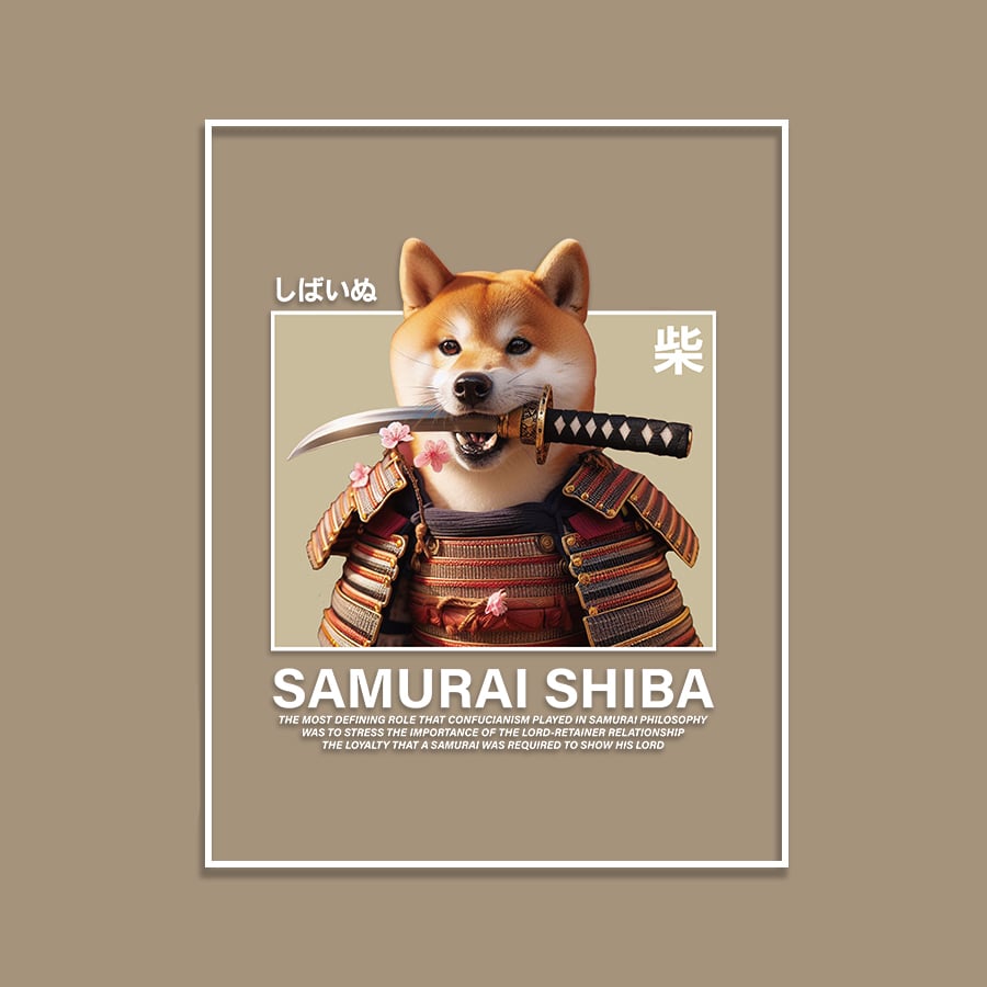 (短T)柴犬武士 yarn有夠寶