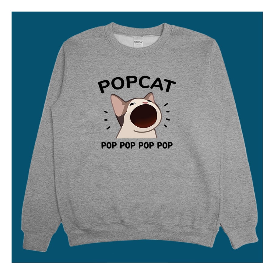 (大學T)POPCAT yarn有夠寶