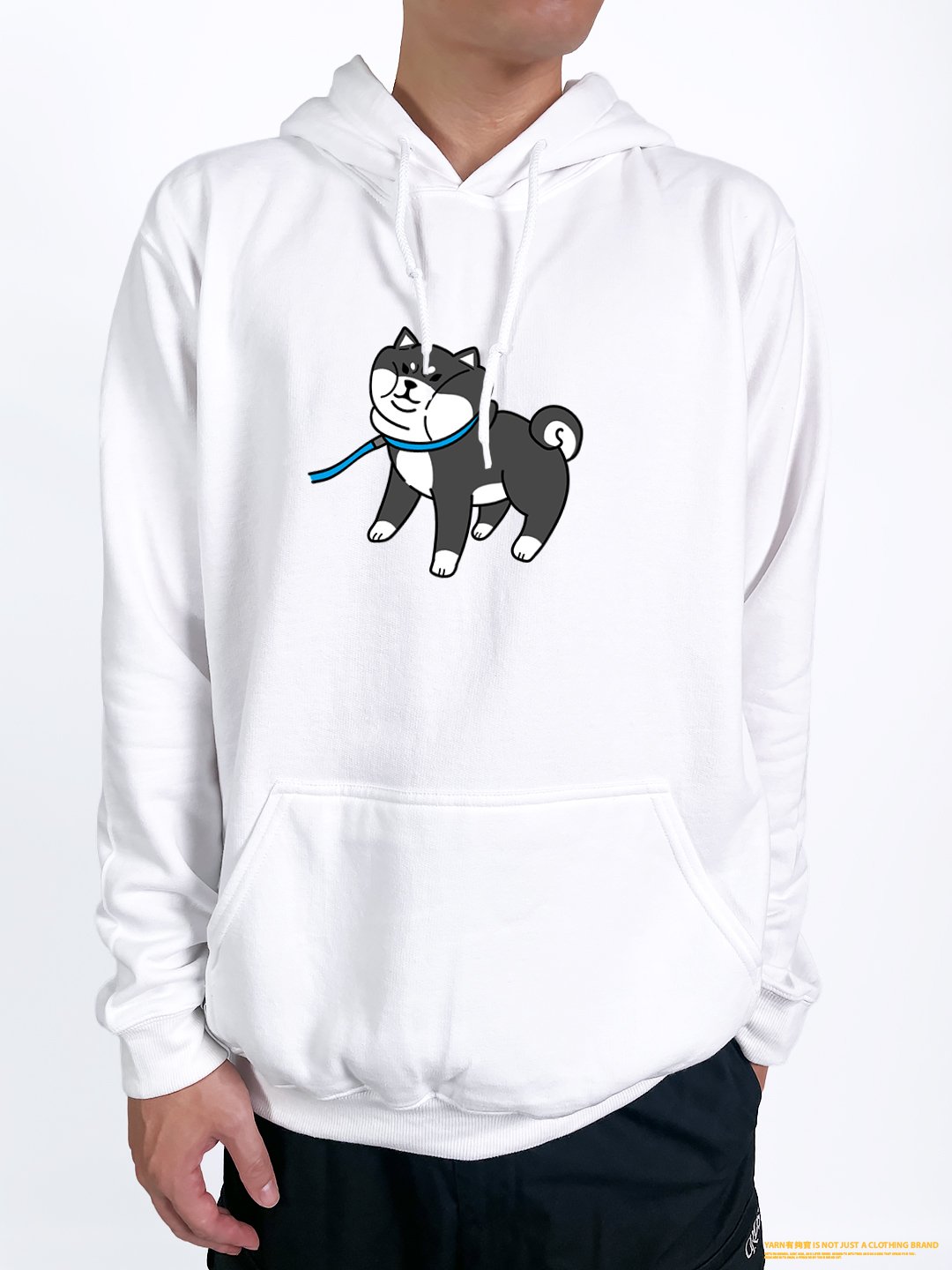 (連帽上衣)柴不走 yarn有夠寶(黑柴款)