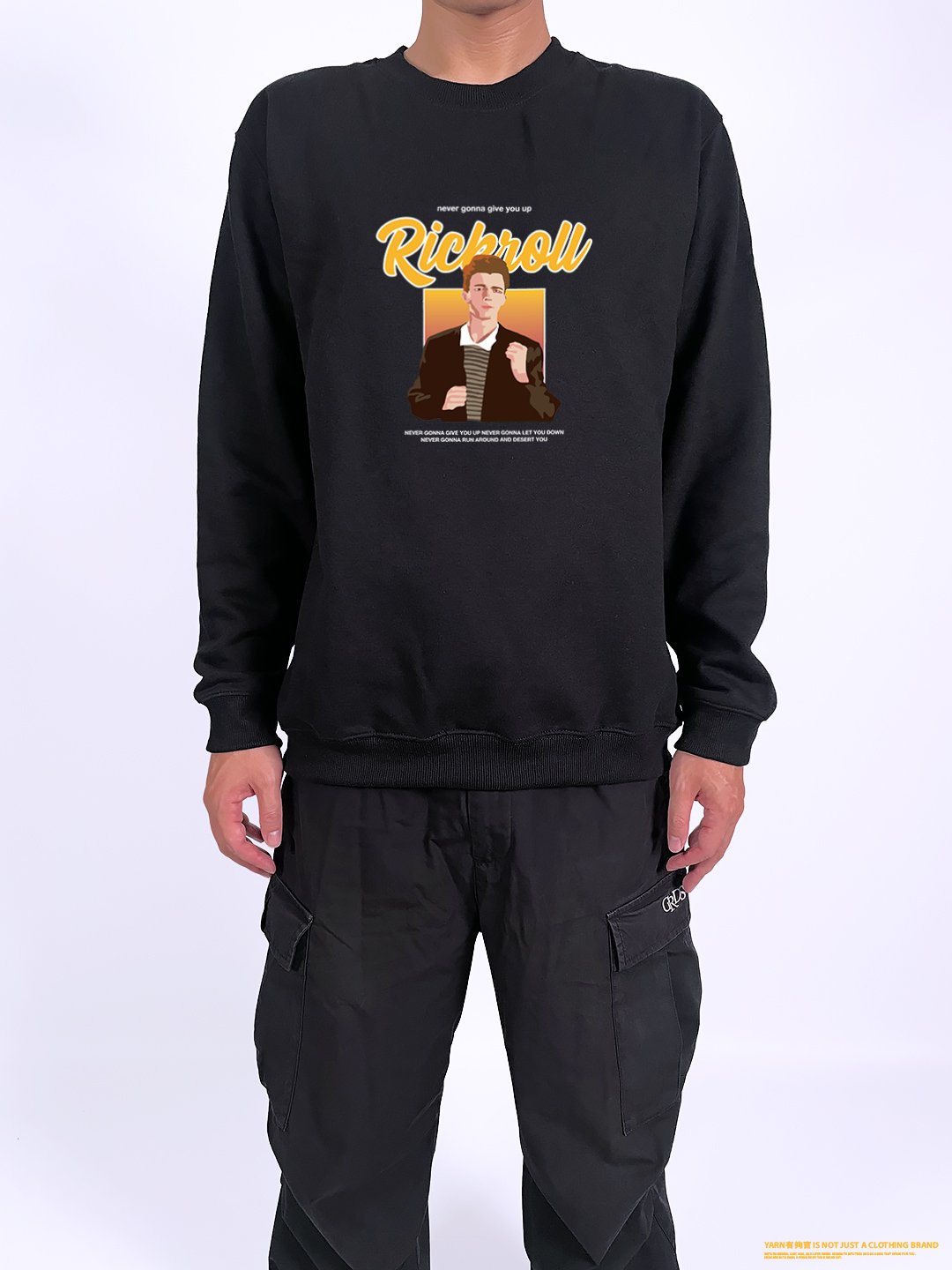 (大學T)瑞克搖 yarn有夠寶