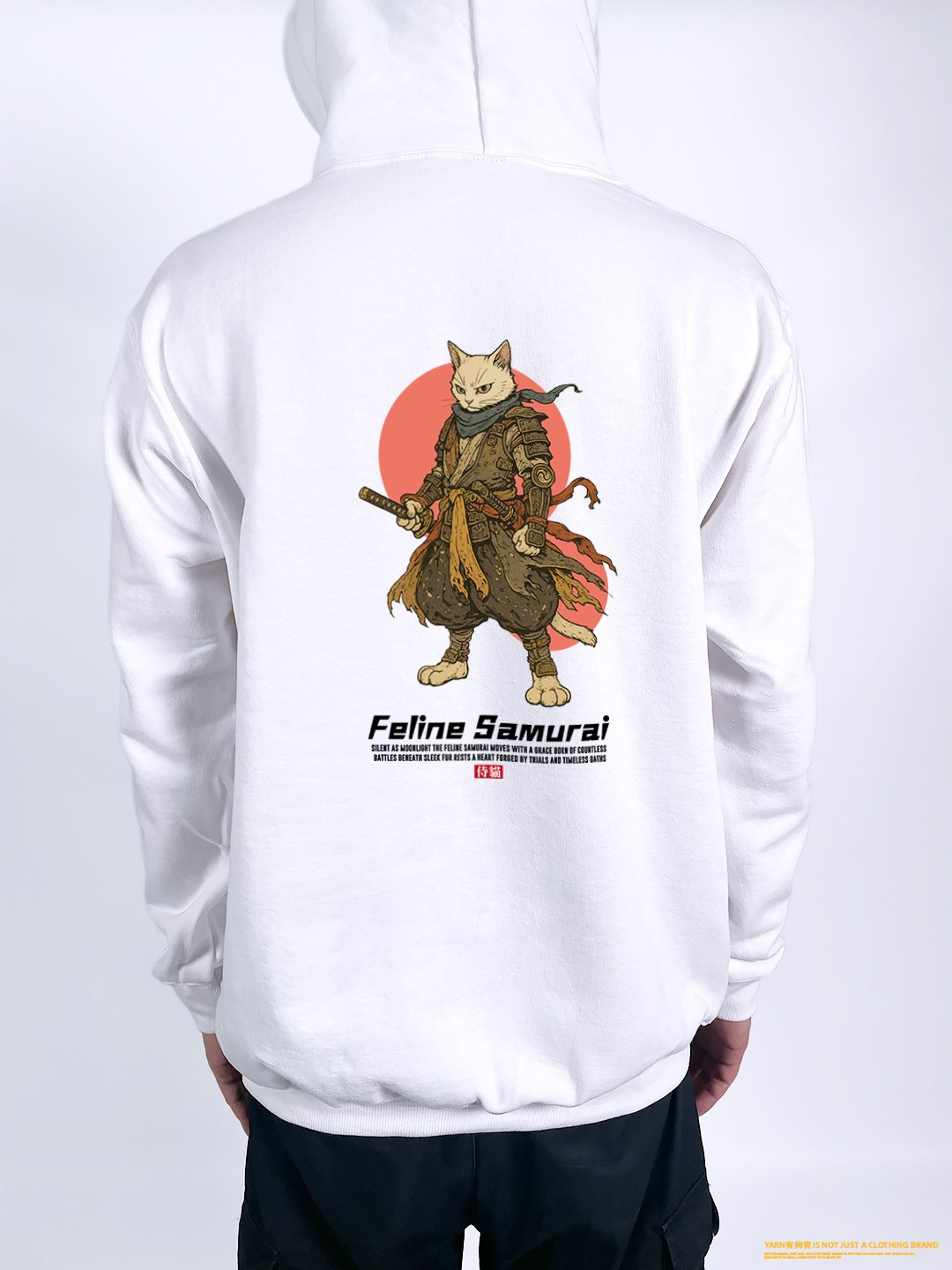 (連帽上衣)貓科武士 yarn有夠寶