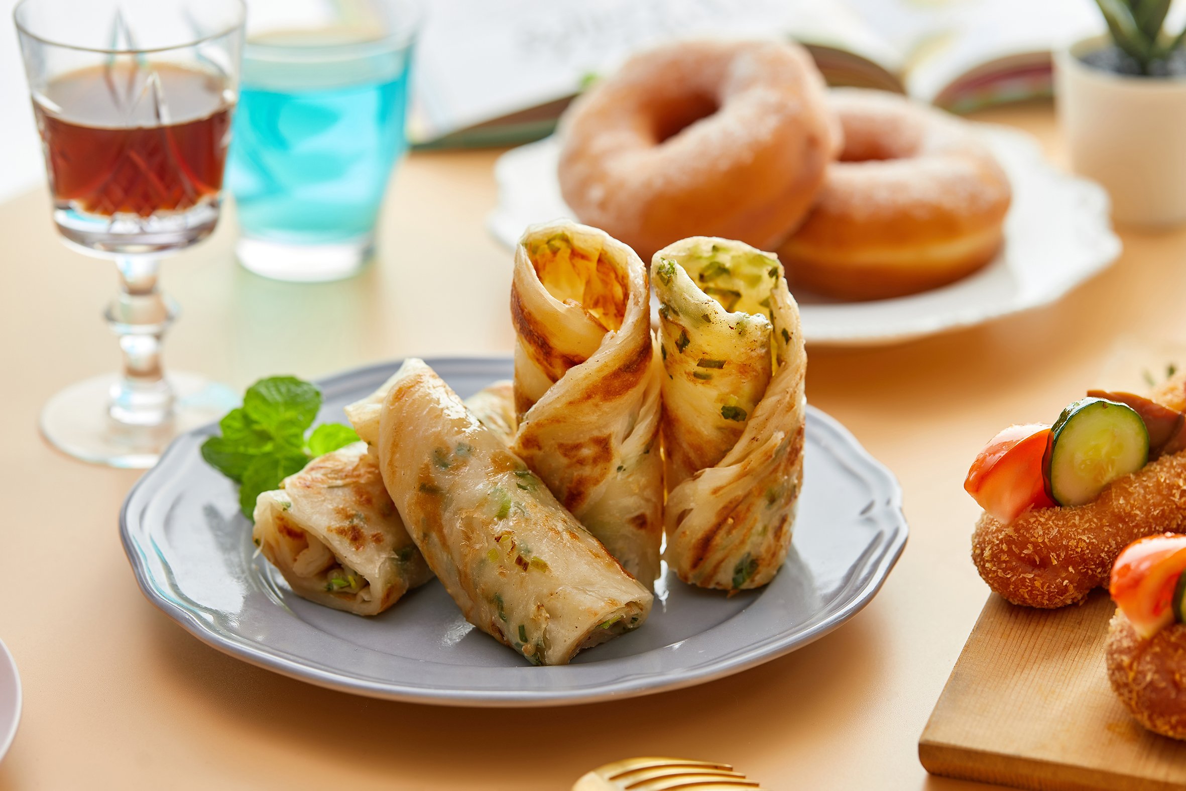 千層香酥蔥餅&千層香酥香椿餅