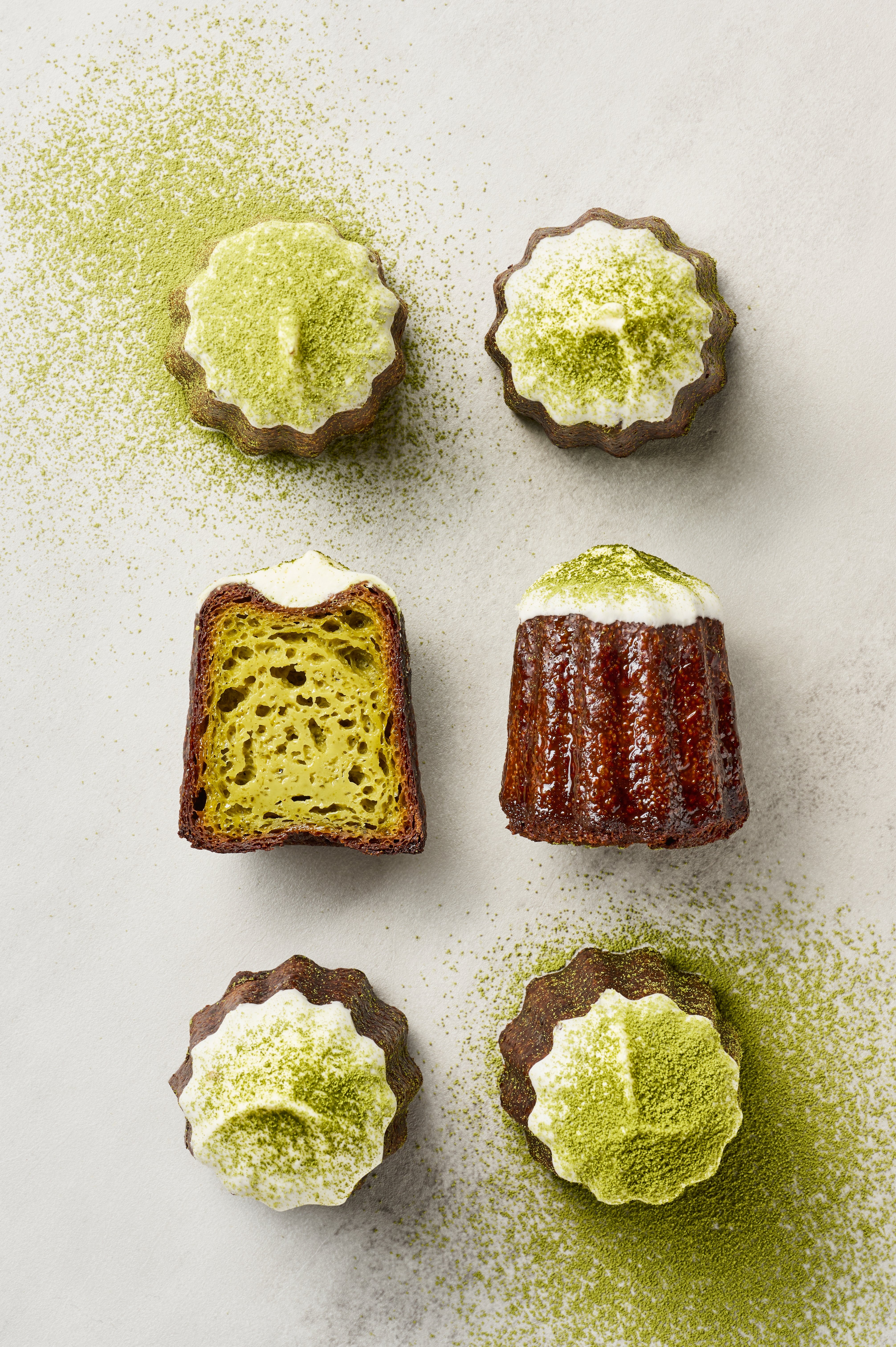 【初心】可麗露--綜合6入盒【原味+抹茶】