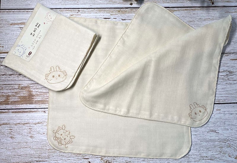 無染 四層紗布印龍金好2入(和你一起分享)(團購使用）