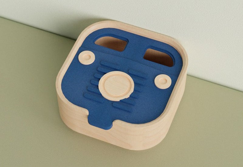 阿里山小火車-收納盒-藍(團購使用）