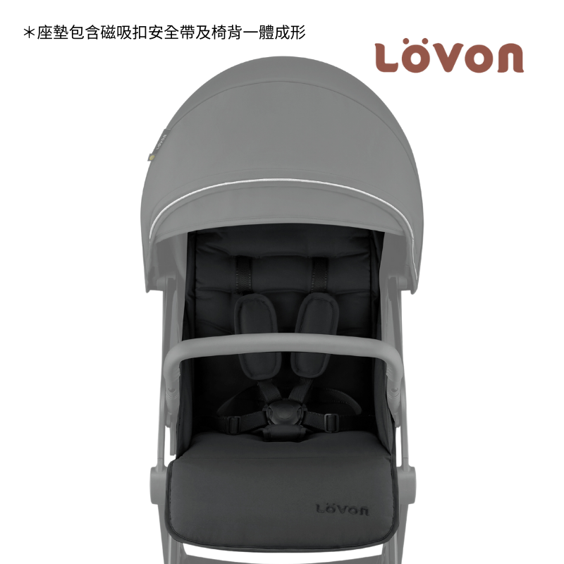 LOVON GENIE 替換座墊(含磁吸扣安全帶)