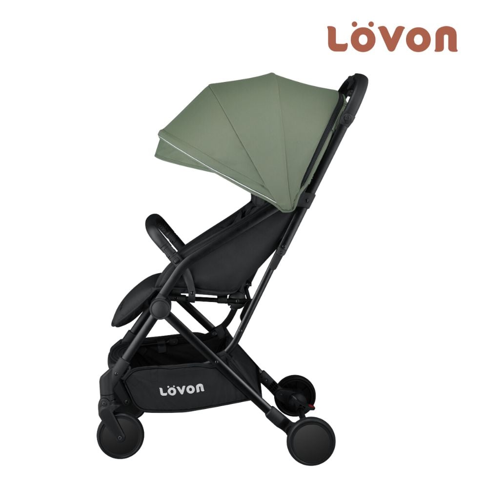 【LOVON】GENIE V 輕量嬰兒手推車-橄欖綠