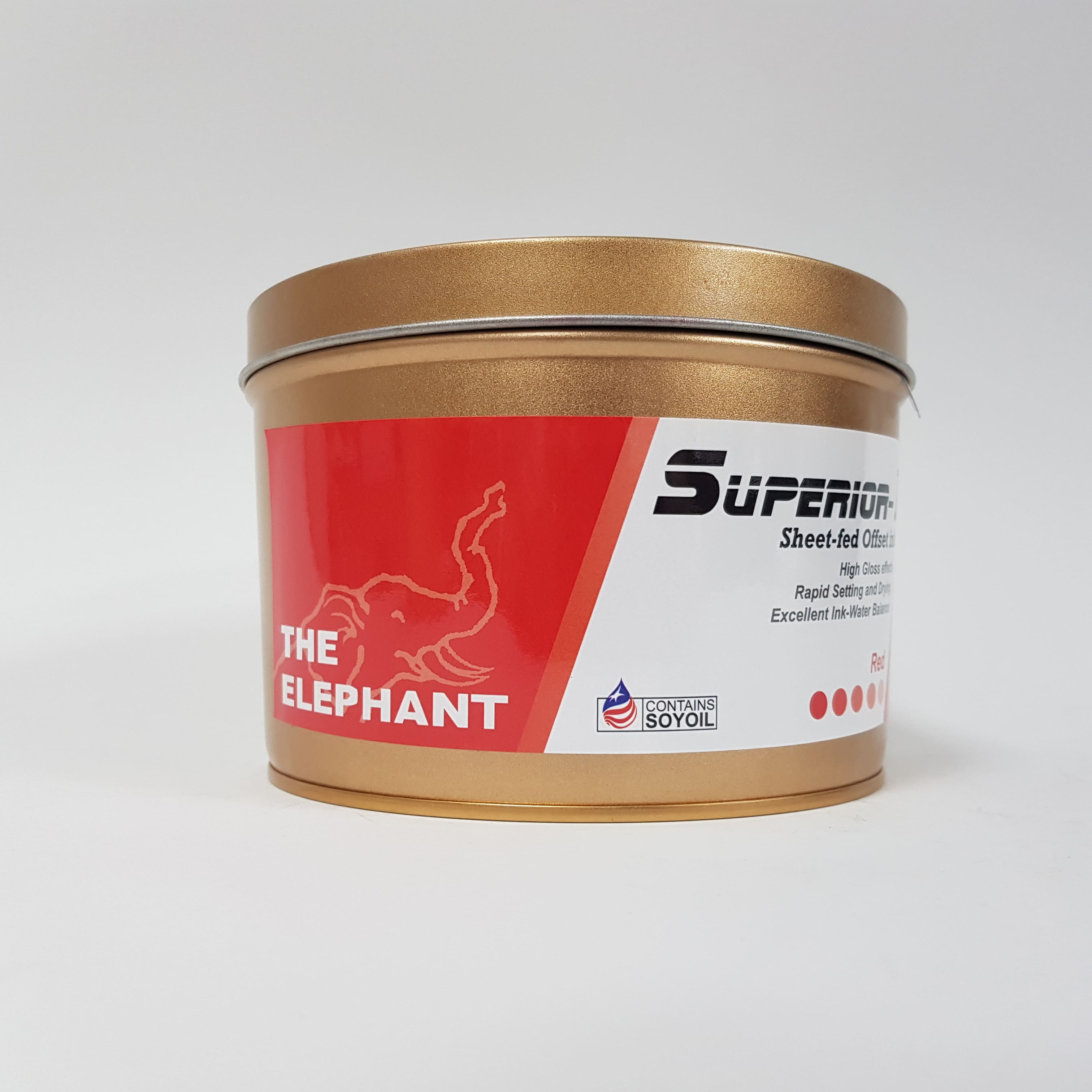 特別色油墨∣象牌金紅墨TOYOS-1 Bronze Red Ink 