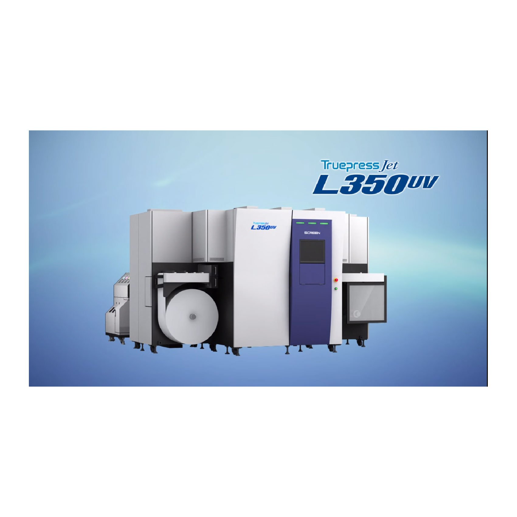 卷對卷標籤數位印刷機 Truepress Jet L350UV+