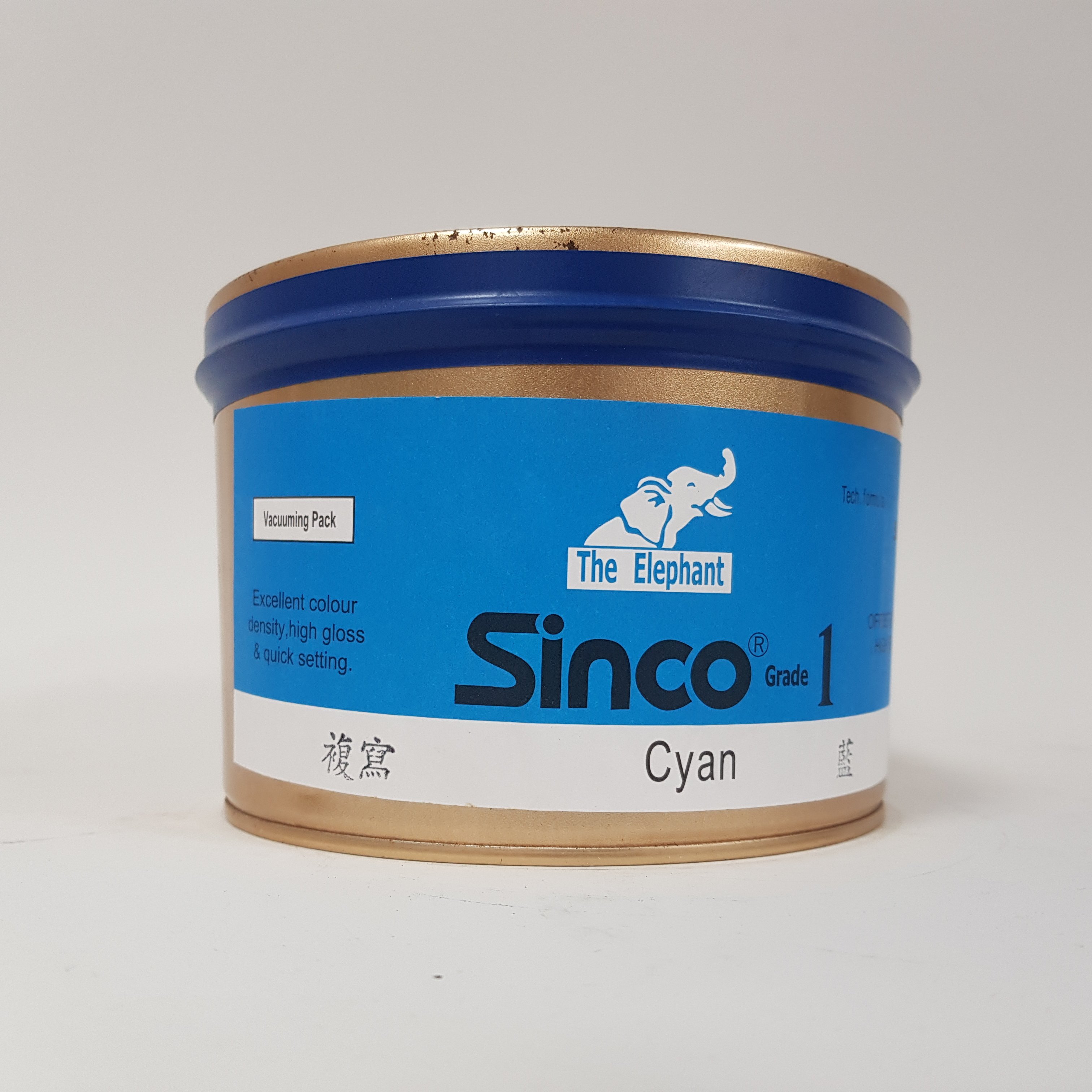 背碳(複寫)油墨∣藍 Carbon Ink∣Blue