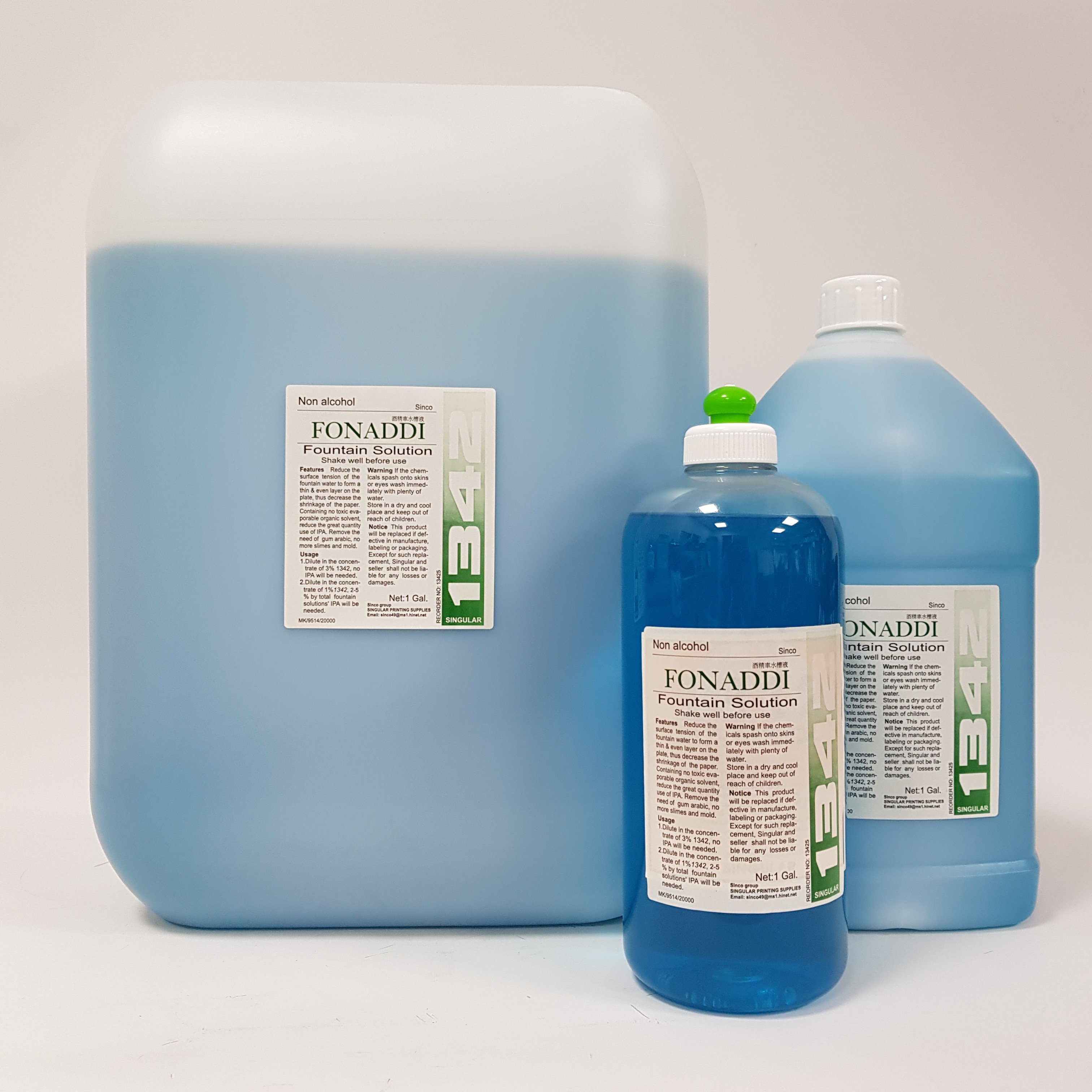 酒精水槽液∣潤版液1342Low-Alcohol Fountain Solution