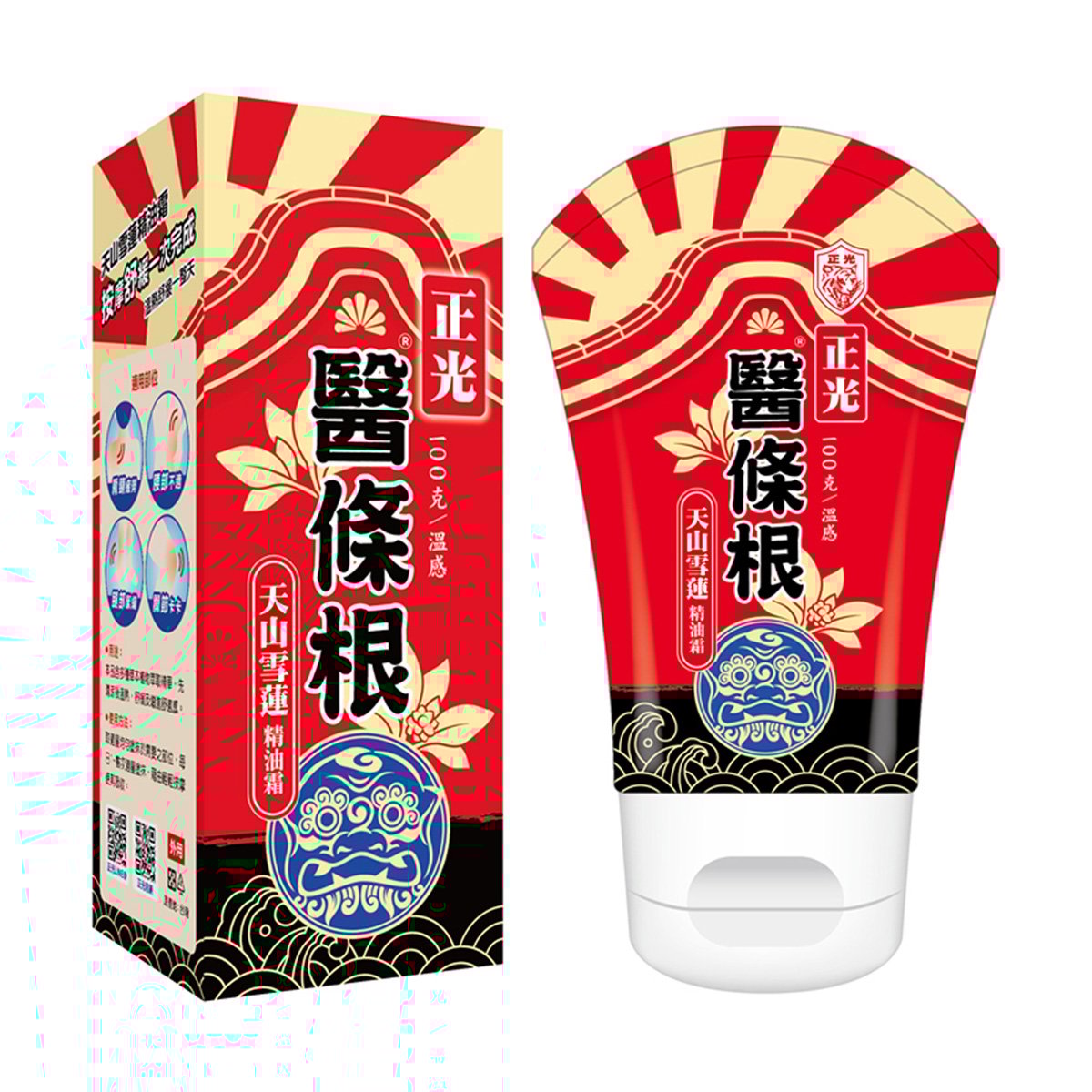 正光醫條根天山雪蓮舒緩精油霜（溫感）