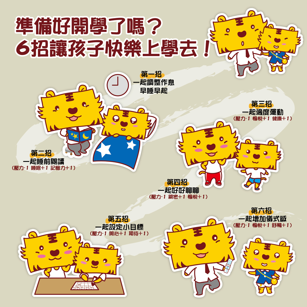準備好開學了嗎？ 6招讓孩子快樂上學去！
