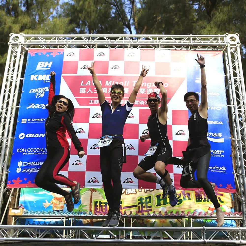 跟著正光參加台灣鐵人三項～一起成為超級鐵人