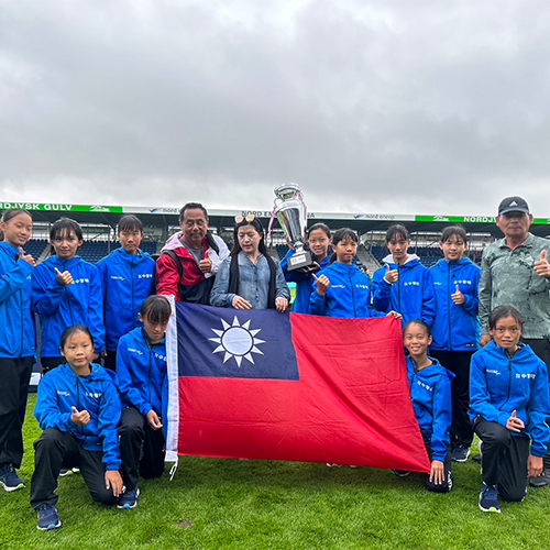 捷報！正光製藥贊助黎明女足，2024 丹麥約靈—達納盃獲勝！