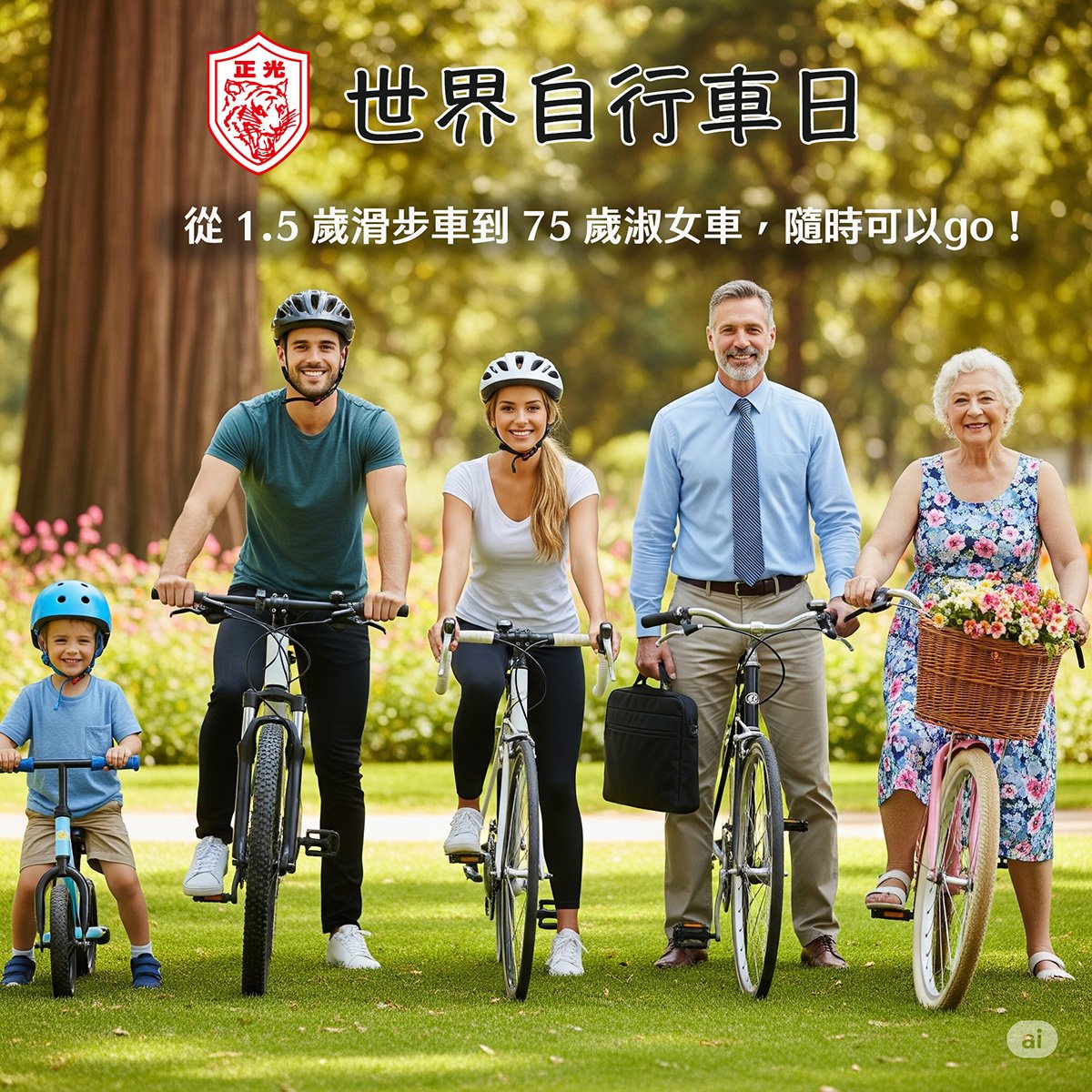 世界自行車日：從滑步車到公路車，騎出每個年齡的健康節奏